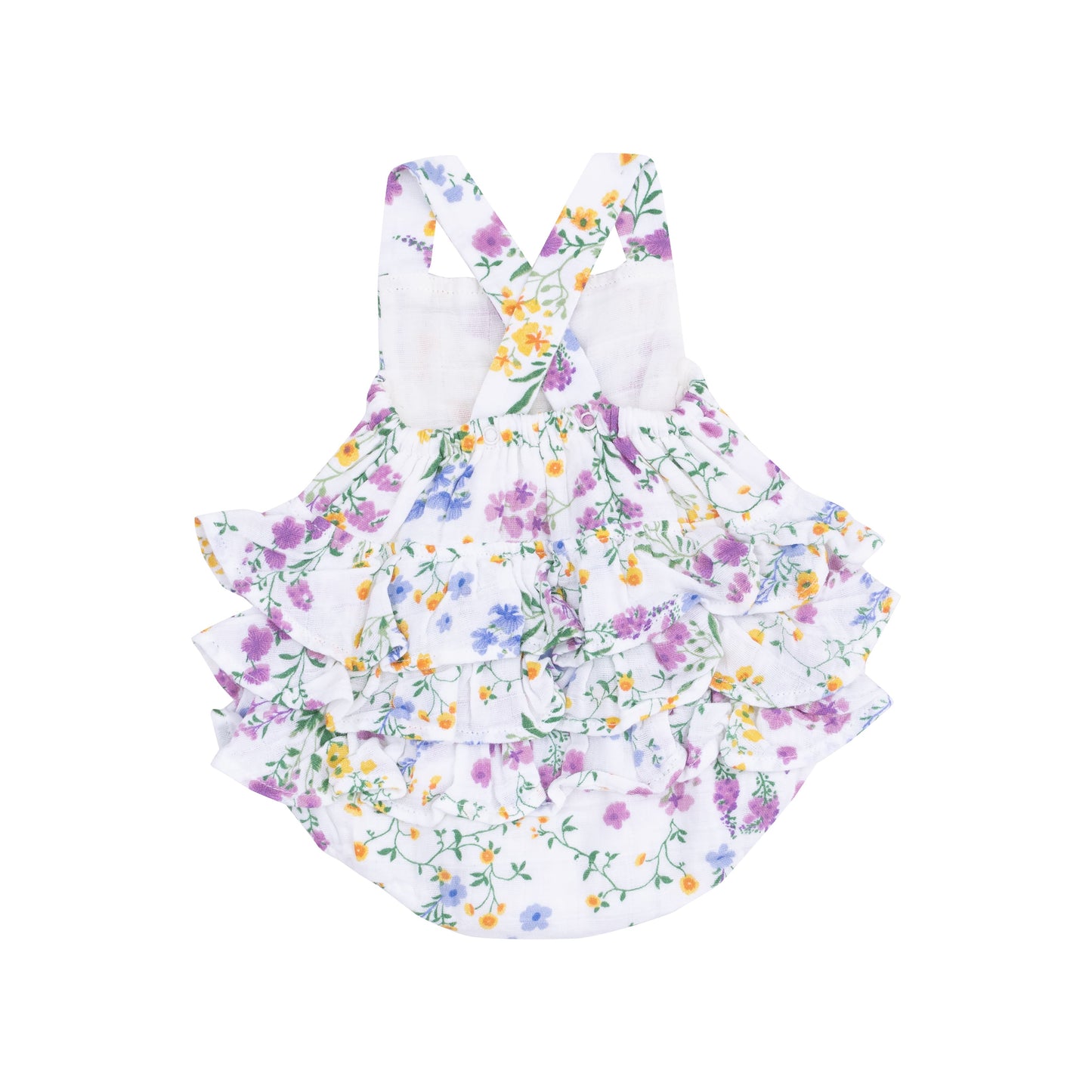 Ruffle Sunsuit - Cottage Climbing Floral
