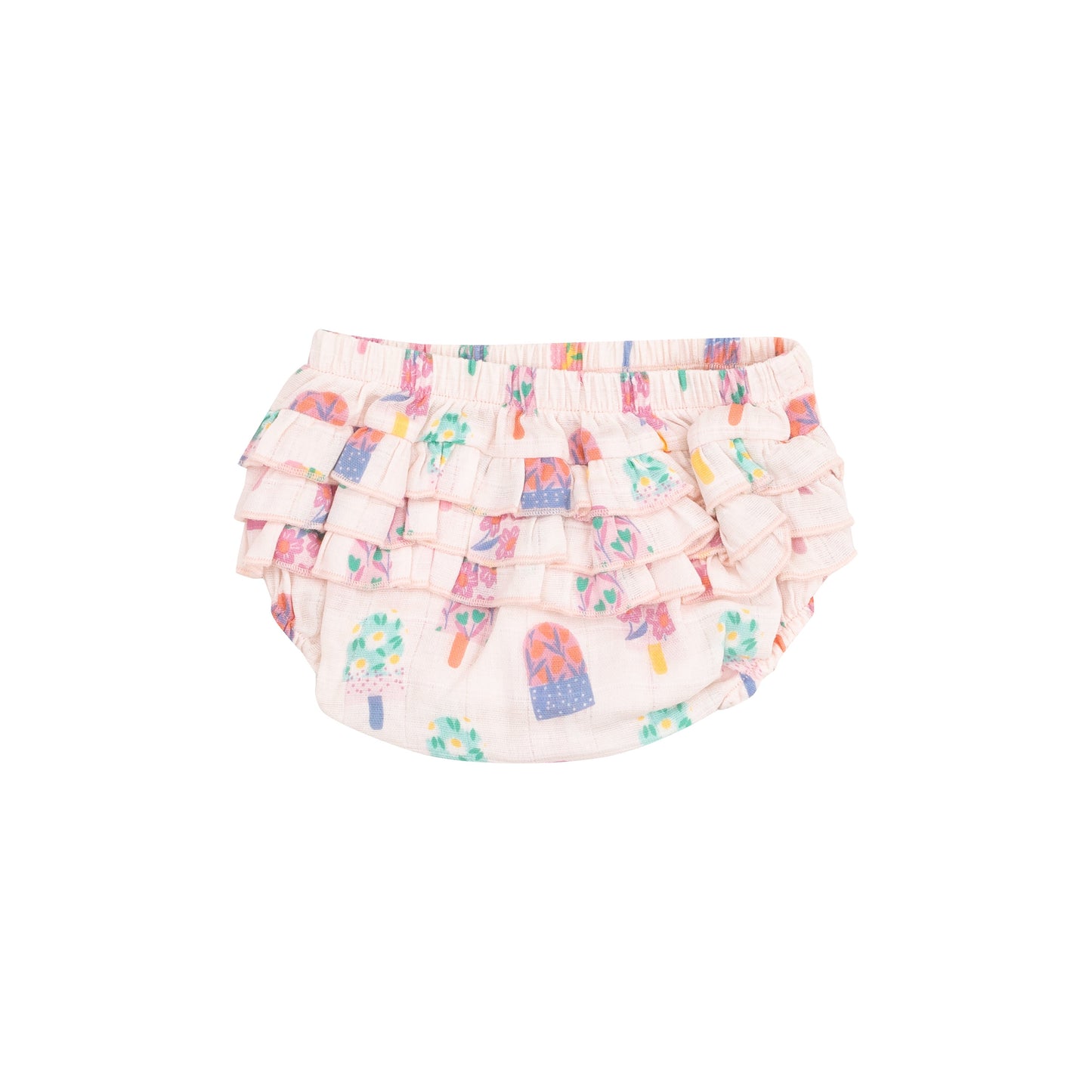 Sundress & Diaper Cover - Floral Popsicles