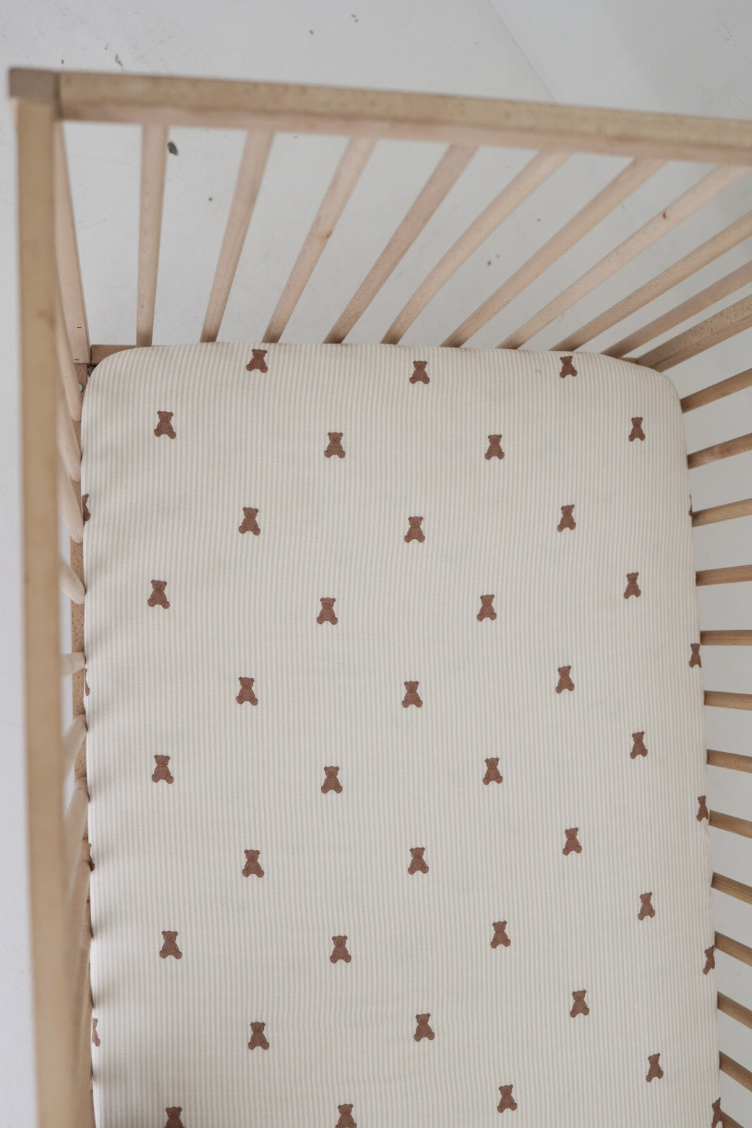 Muslin Crib Sheet | Teddy