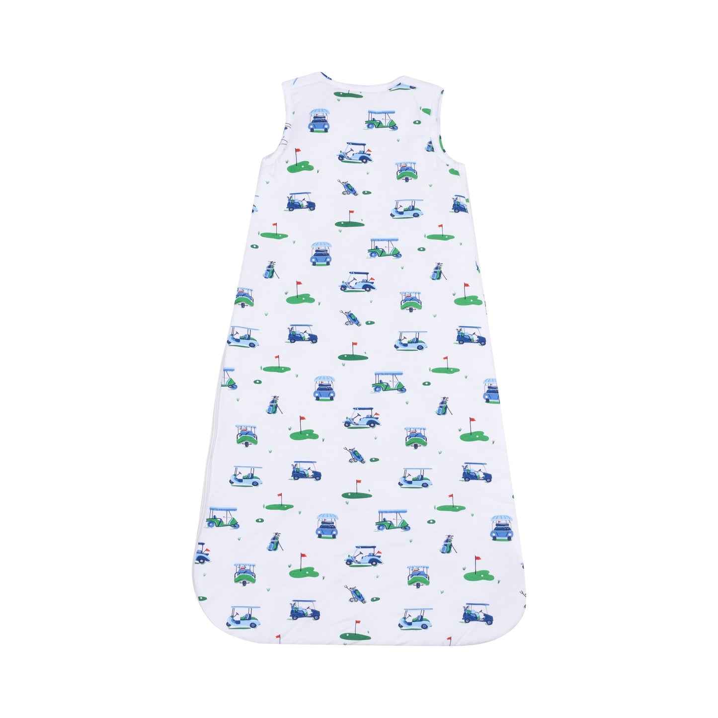 Sleep Bag - Vintage Golf Carts Blue