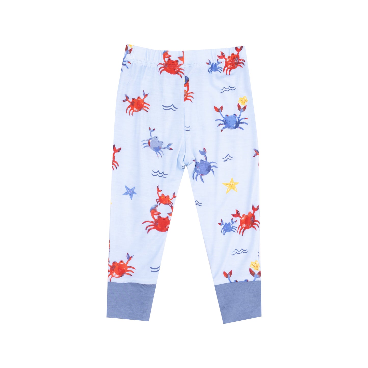 Short Sleeve Loungewear Set - Crayon Crabs