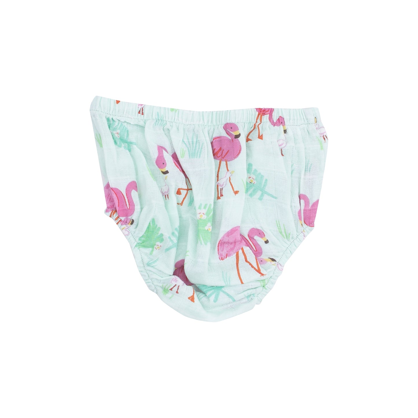 Tie Strap Smocked Sun Dresss and Diaper Cover - Flamingos