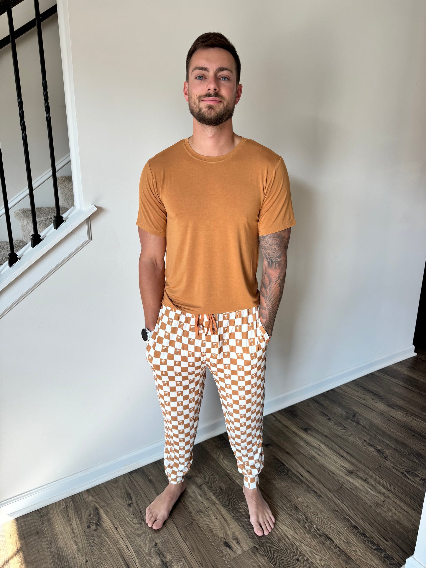 EXCLUSIVE SANDY BEACH CHECKERS MEN'S DREAM JOGGER PANT