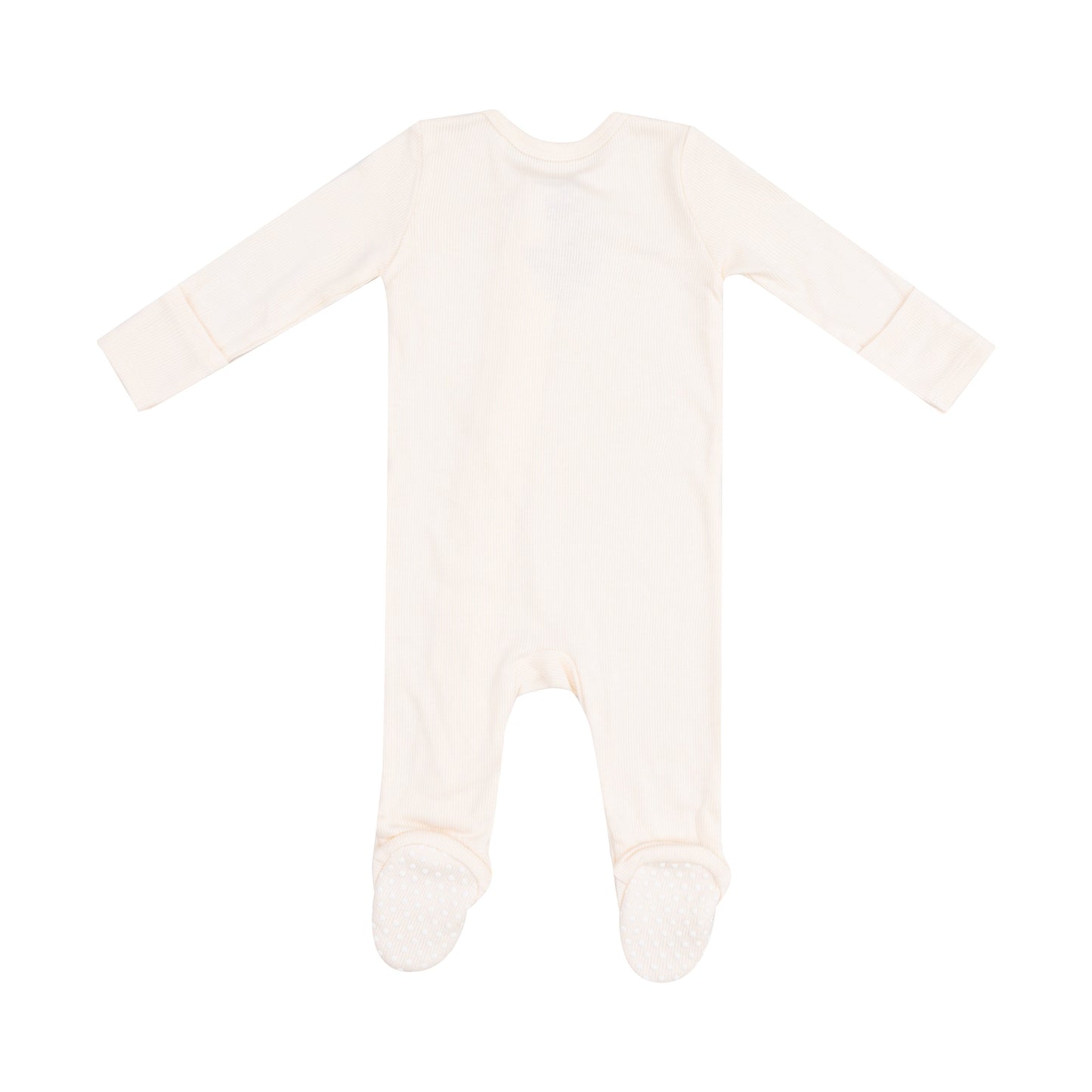 2 Way Zipper Footie - Solid Sugar Swizzle