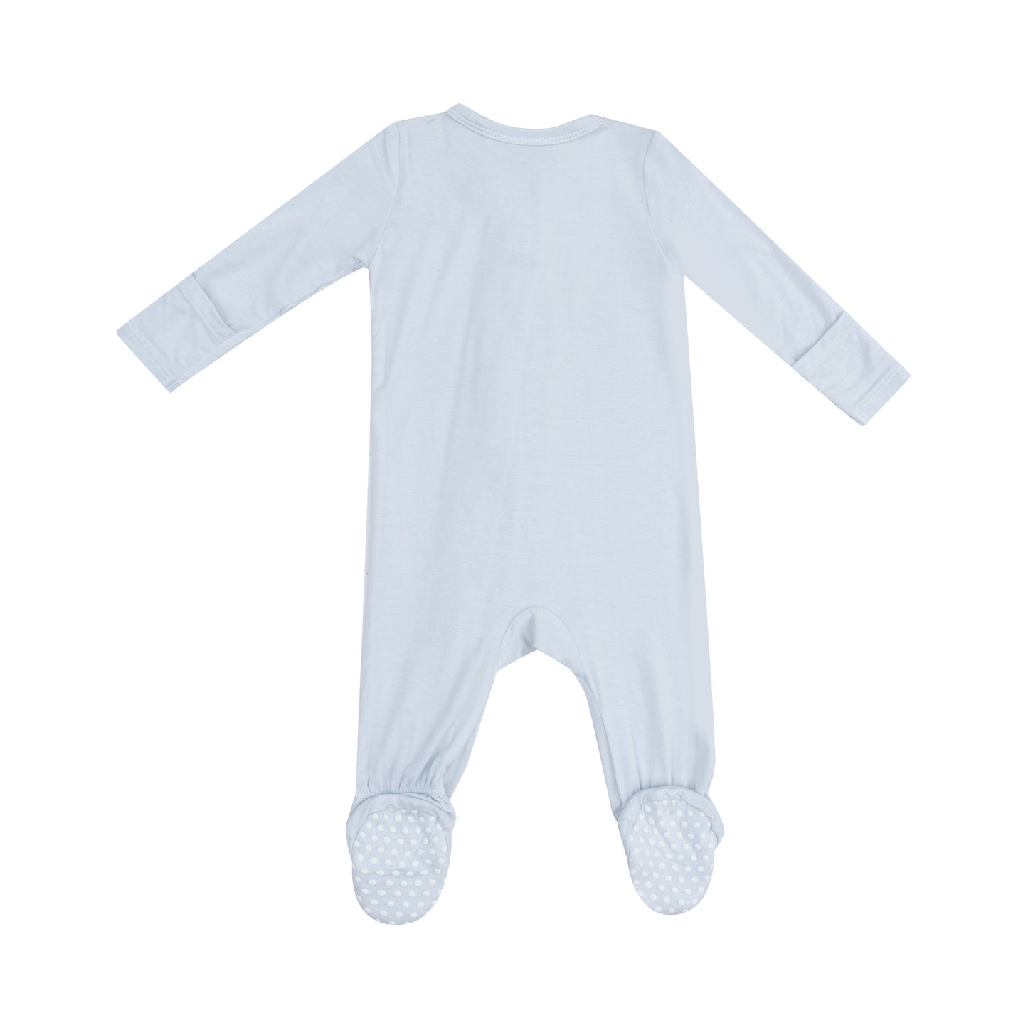 2 Way Zipper Footie - Solid Classic Blue
