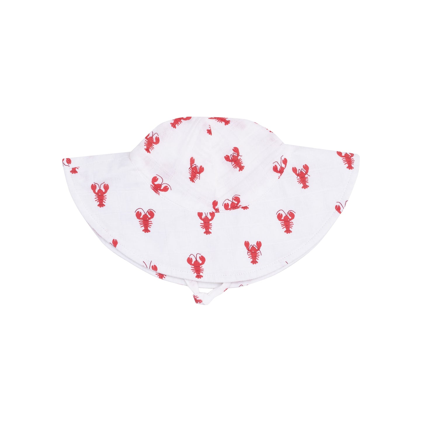 Wide Brim Sunhat - Lobster Muslin