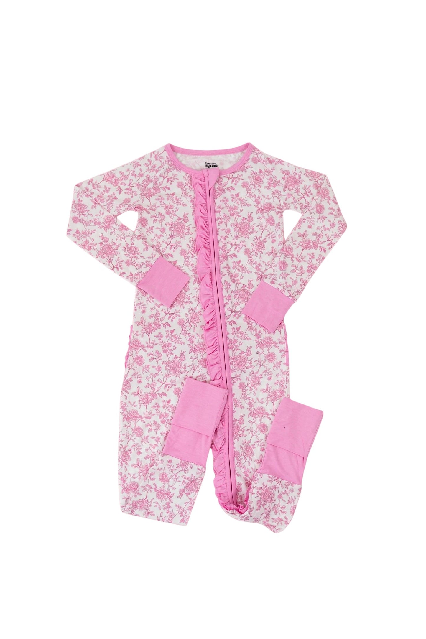 ROSEWOOD TOILE DREAM RUFFLE ROMPER