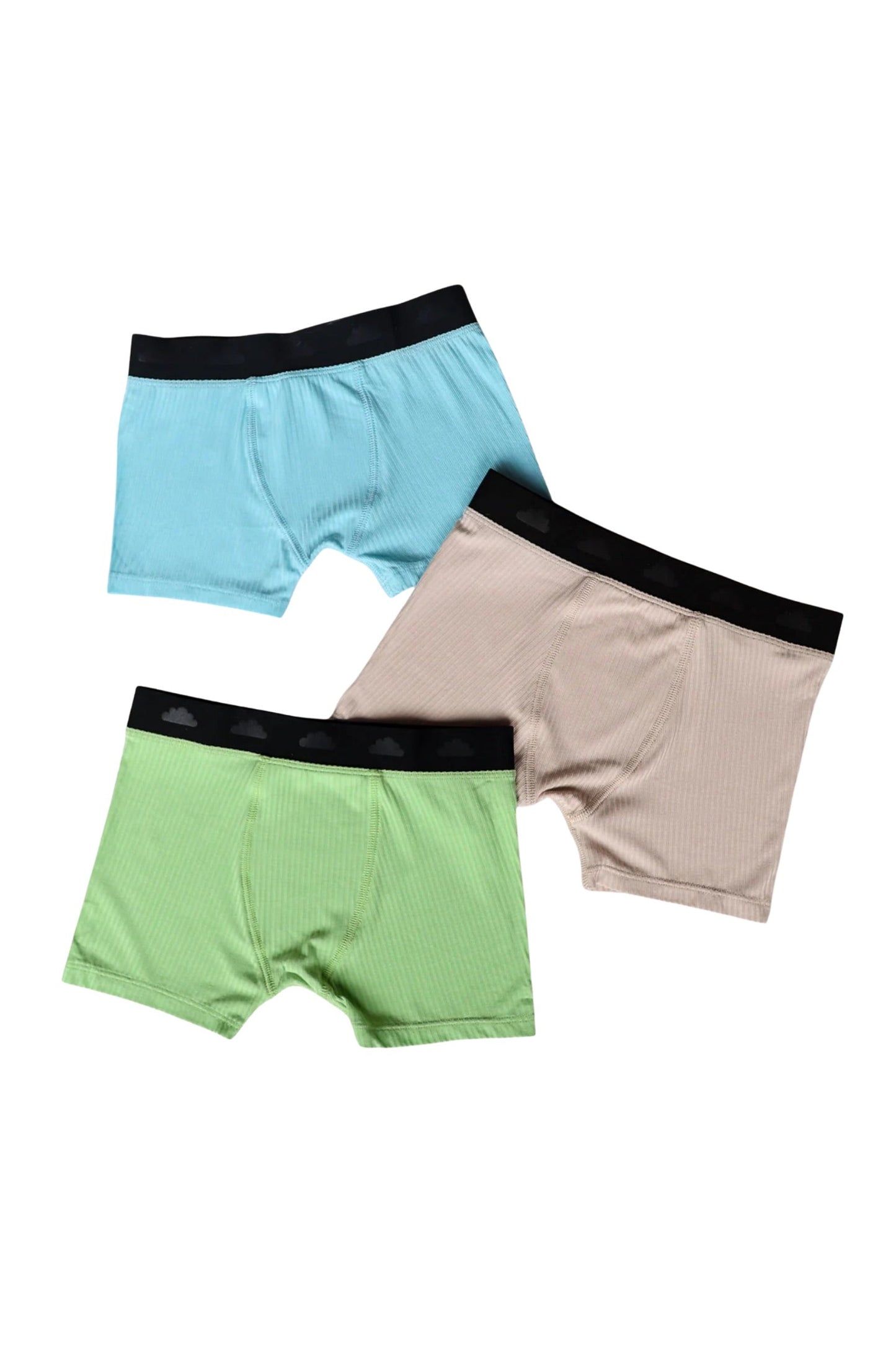 TOTALLY TAN RIB DREAM BOY'S BOXER BRIEF SET