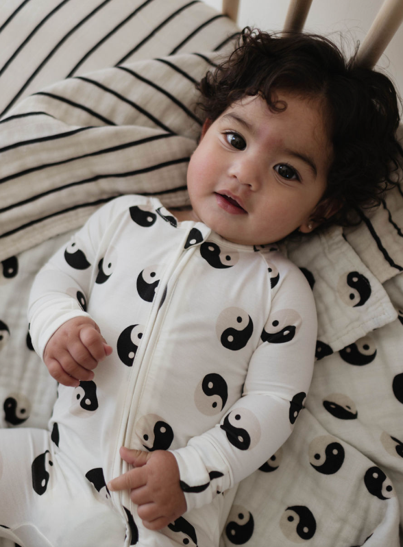 Muslin Quilt | Yin Yang / Stripe