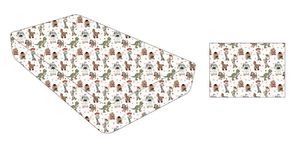 Andy's Gang - Twin Sheet Set
