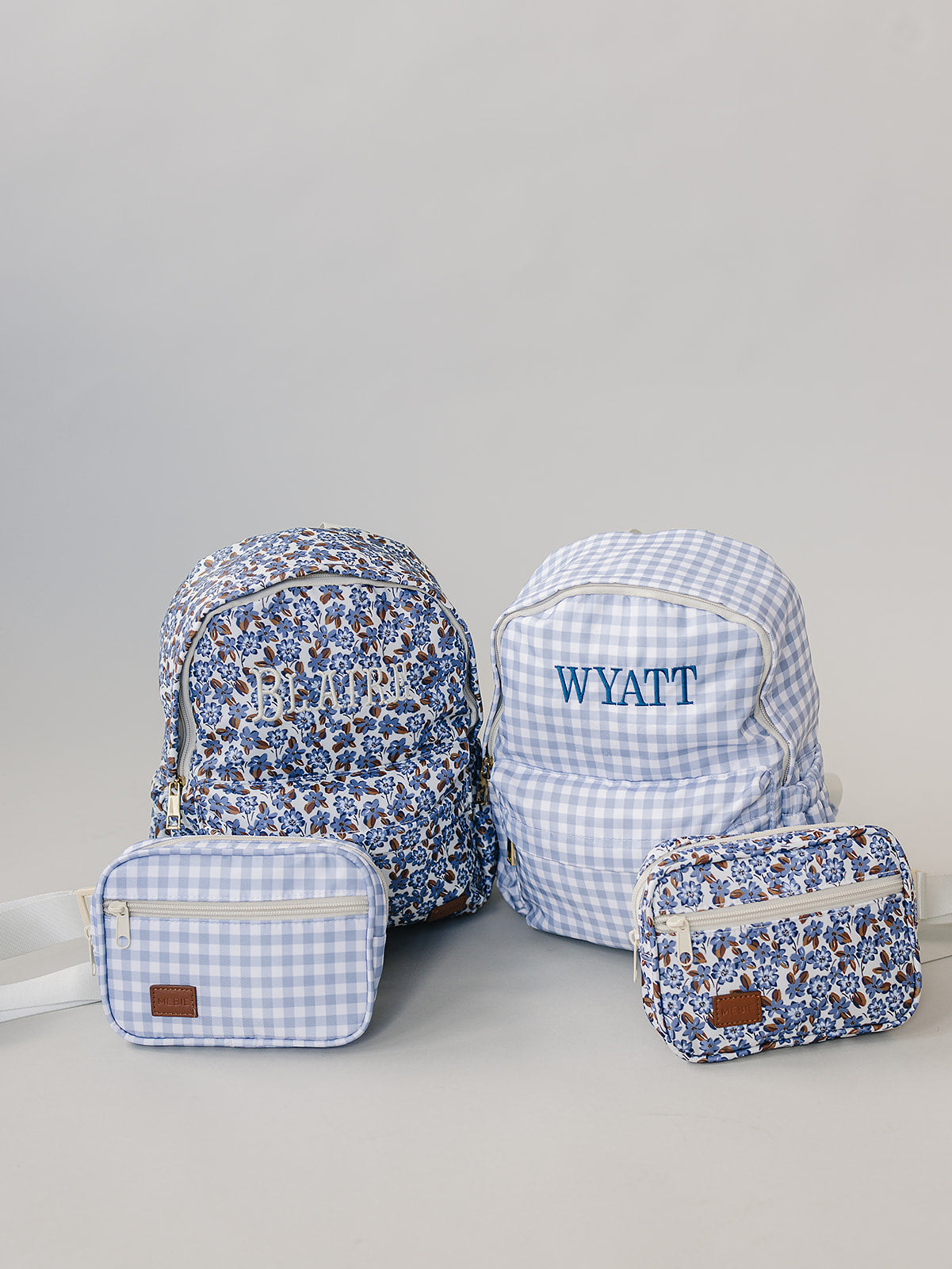 Cottage Blue Floral Fanny Pack
