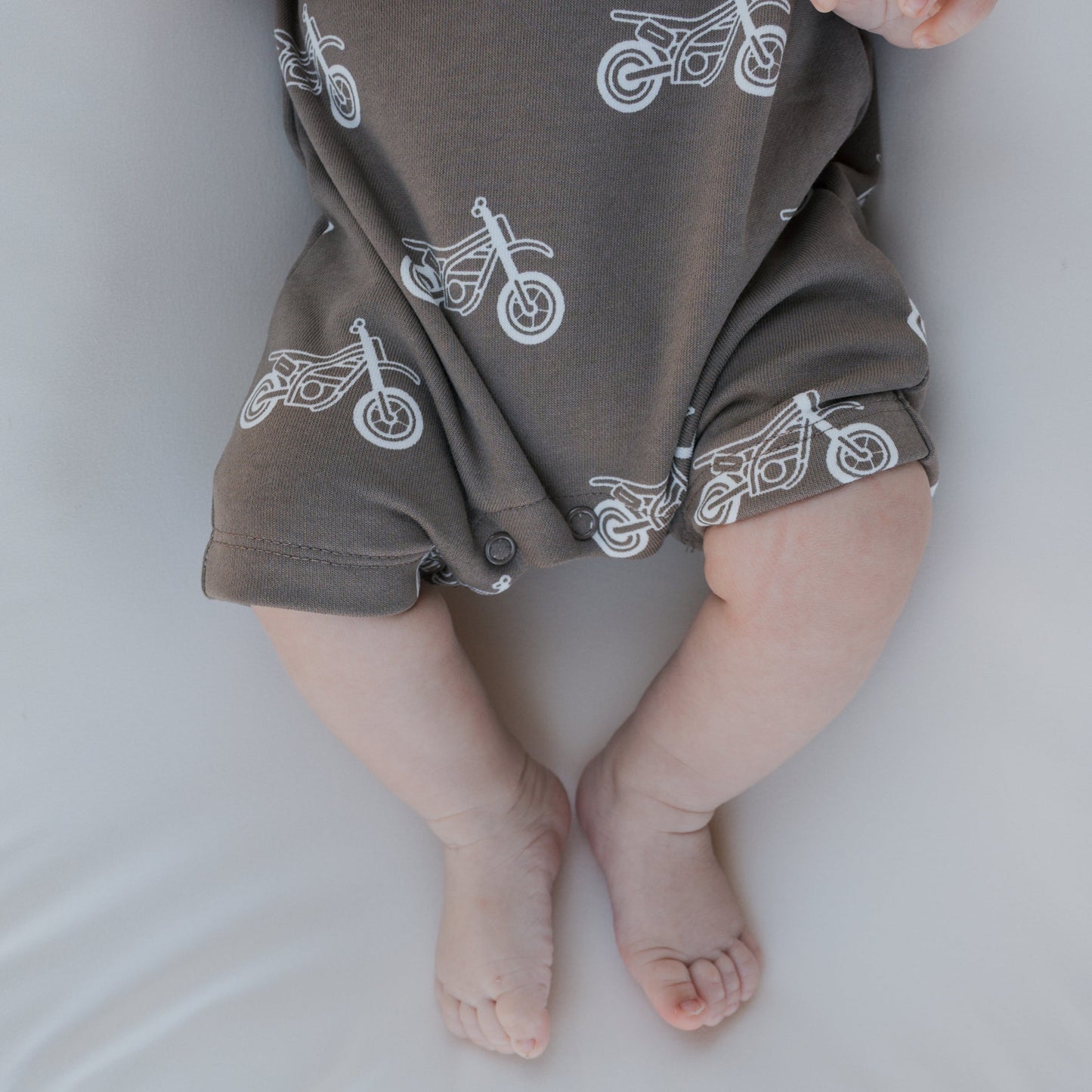 French Terry Romper | Dirt Bike