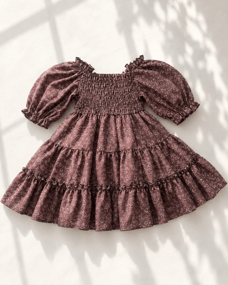 Katherine Dress - Cocoa Bloom