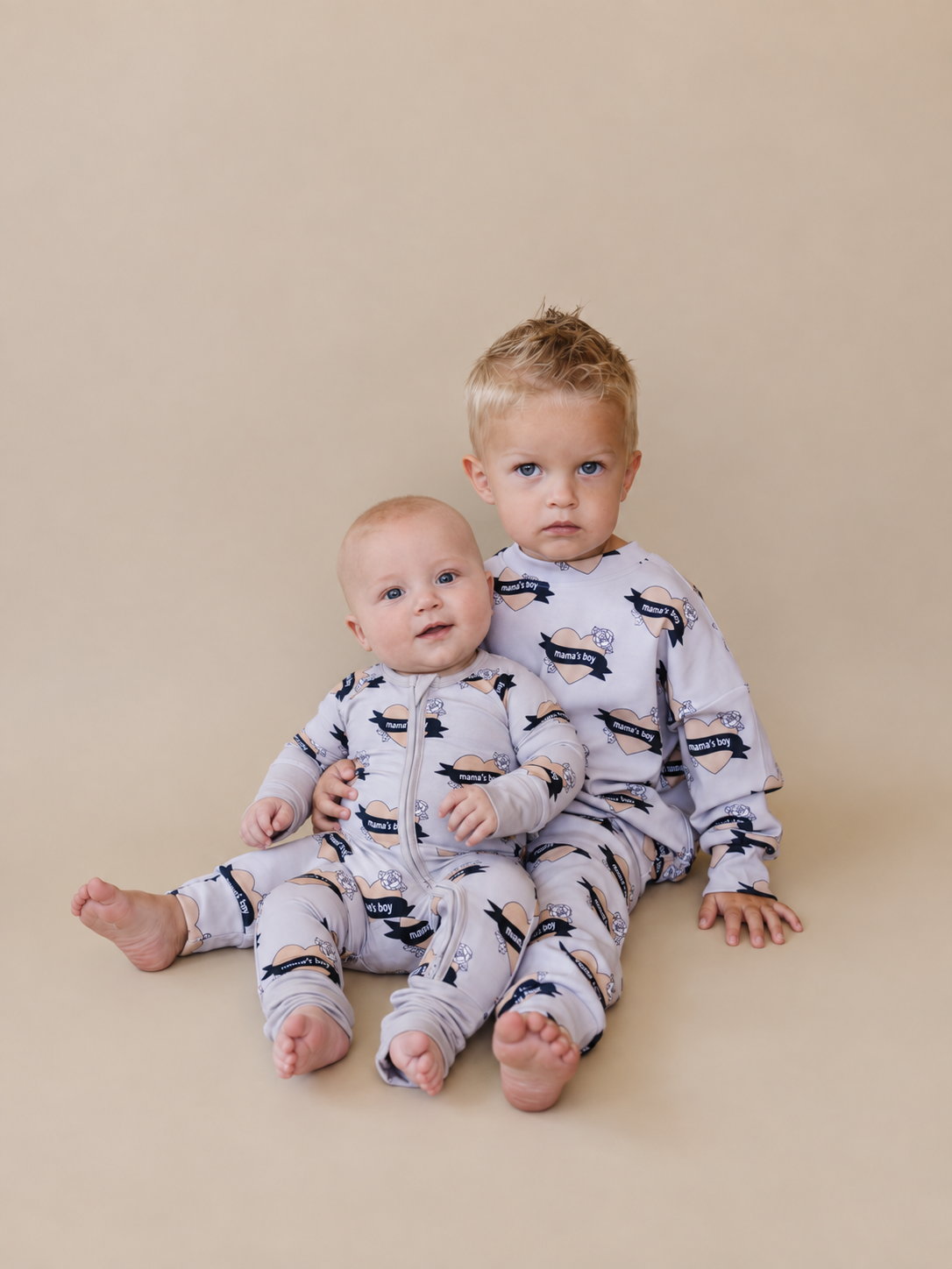 Bamboo Zip Romper | Mama's Boy