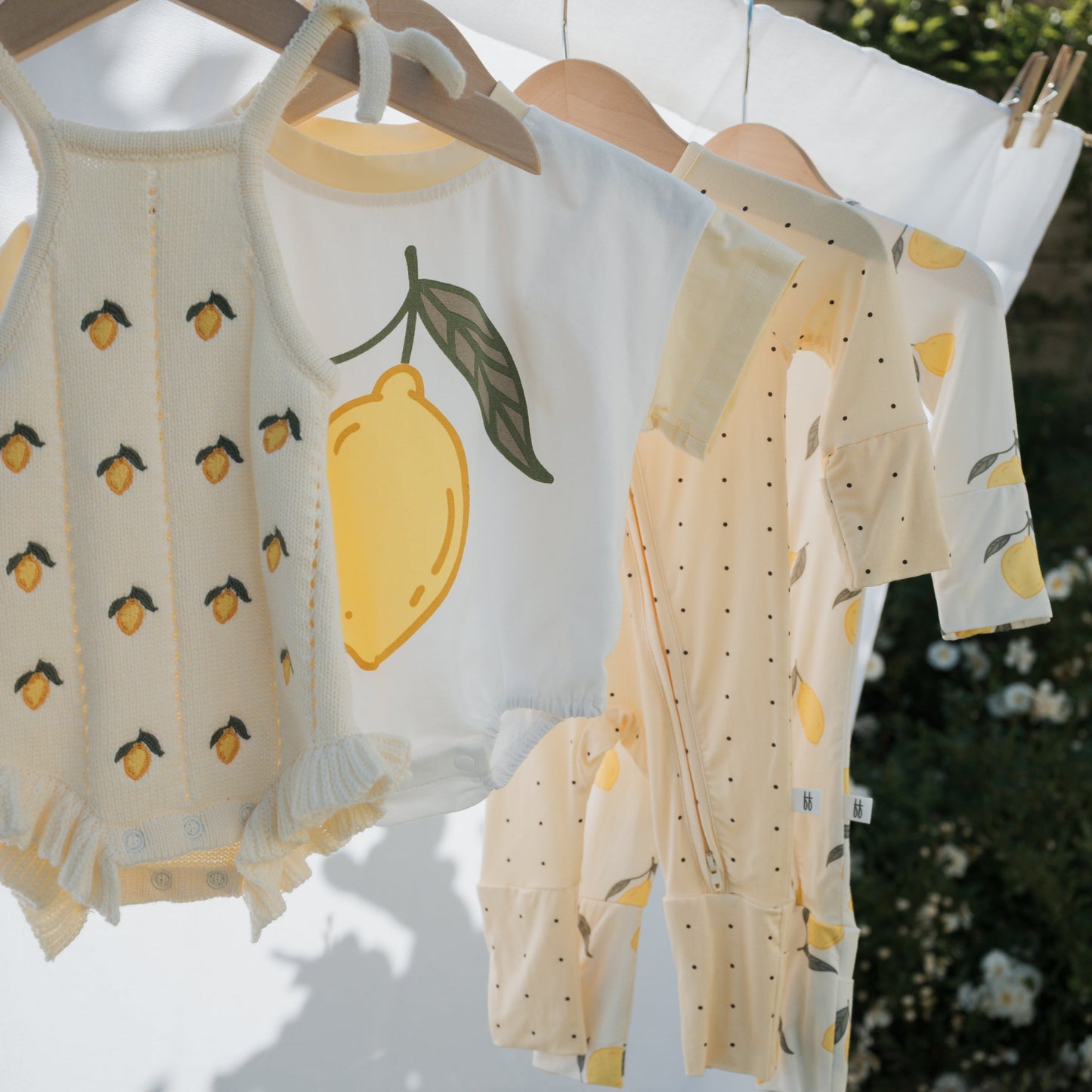 Bamboo Zip Pajamas | Lemon