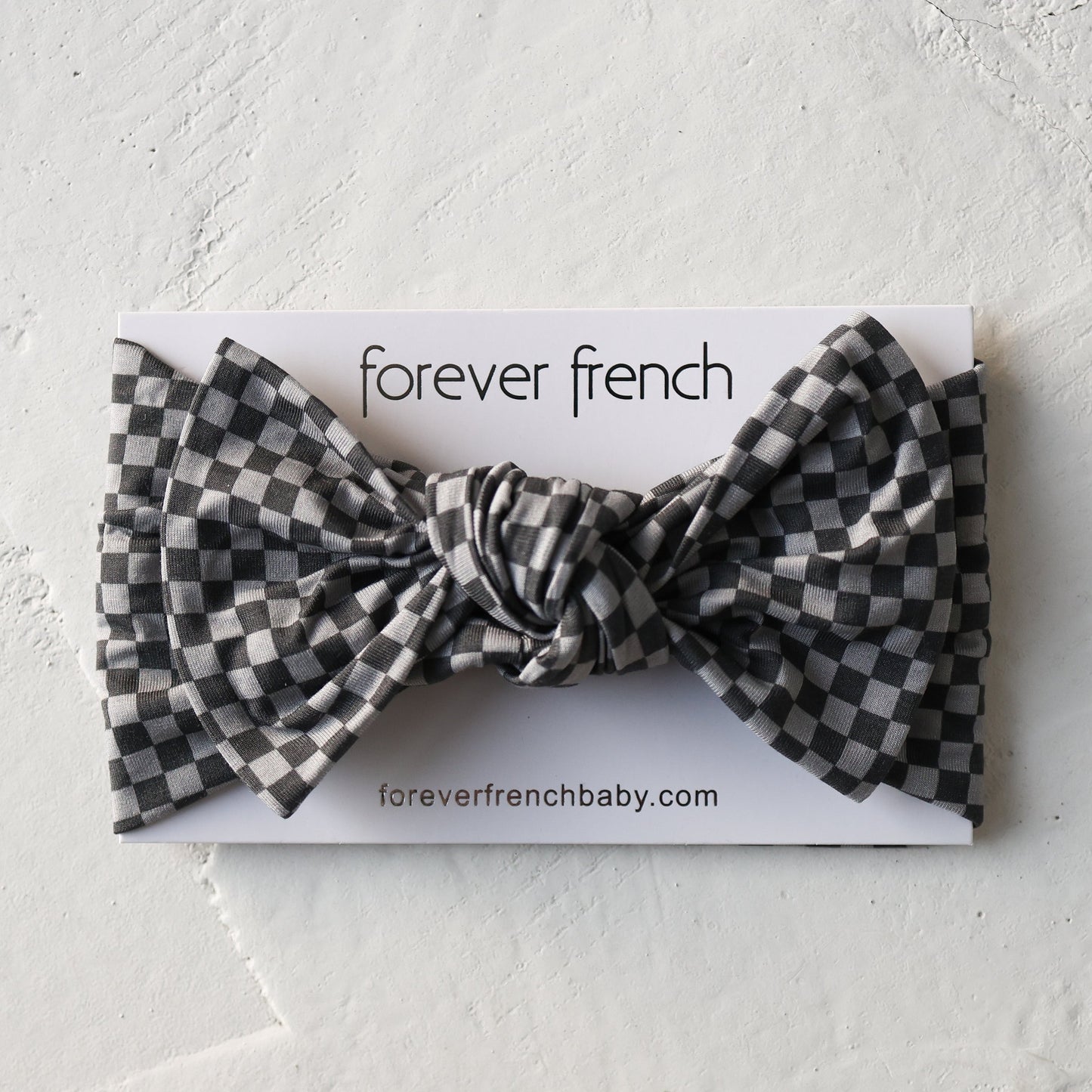 Bamboo Head Wrap | Street Micro Check