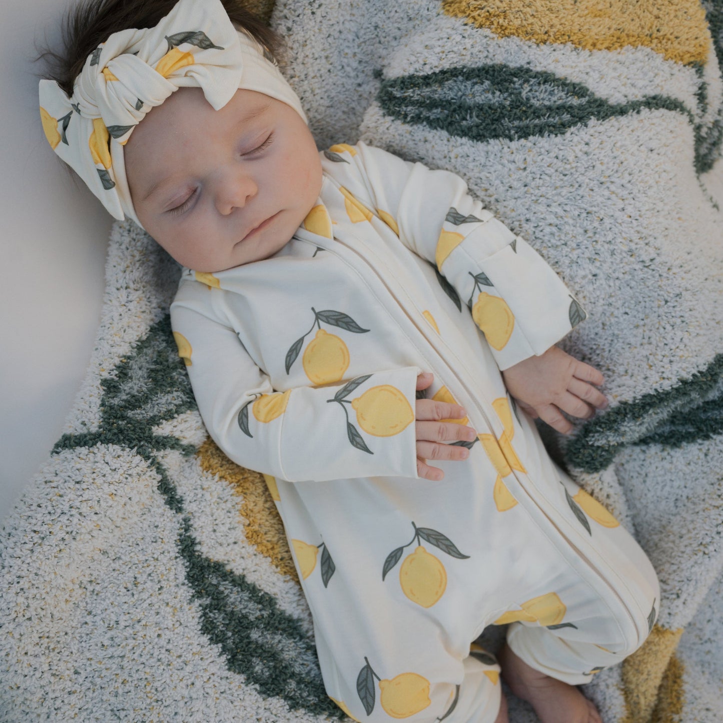 Bamboo Head Wrap | Lemon