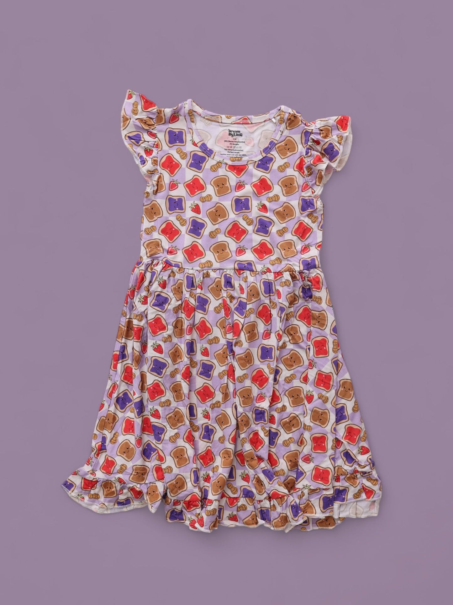 EXCLUSIVE PEANUT BUTTER JELLY TIME DREAM RUFFLE DRESS