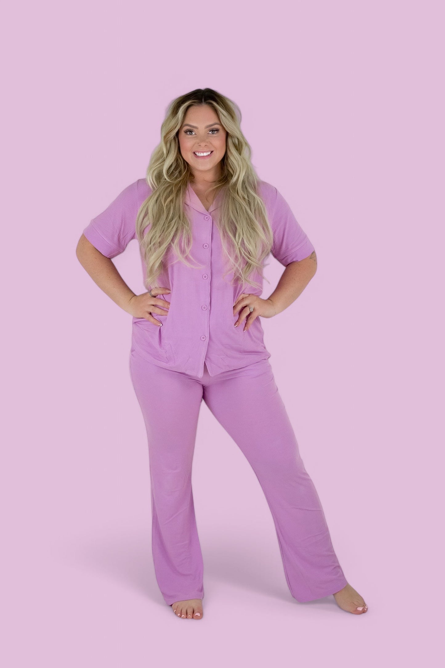 FOREVER LILAC RIB WOMEN'S DREAM SET