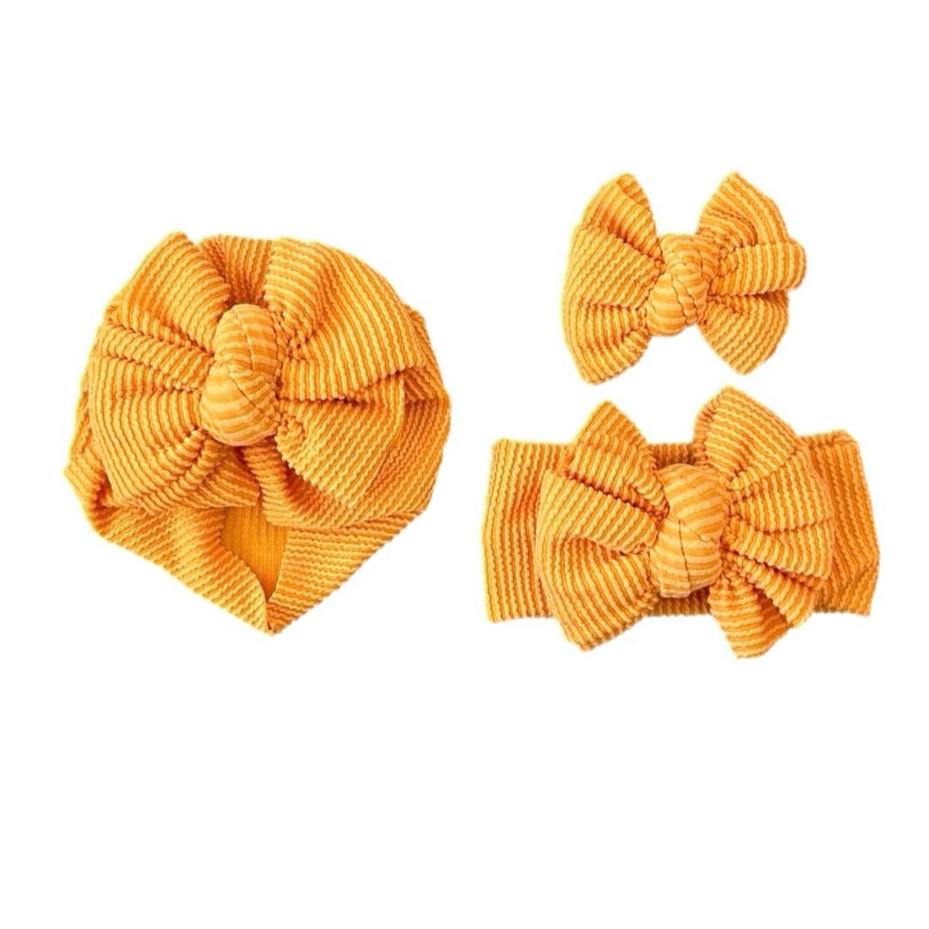 Mango Sorbet ~ Orange Chunky Ribbed