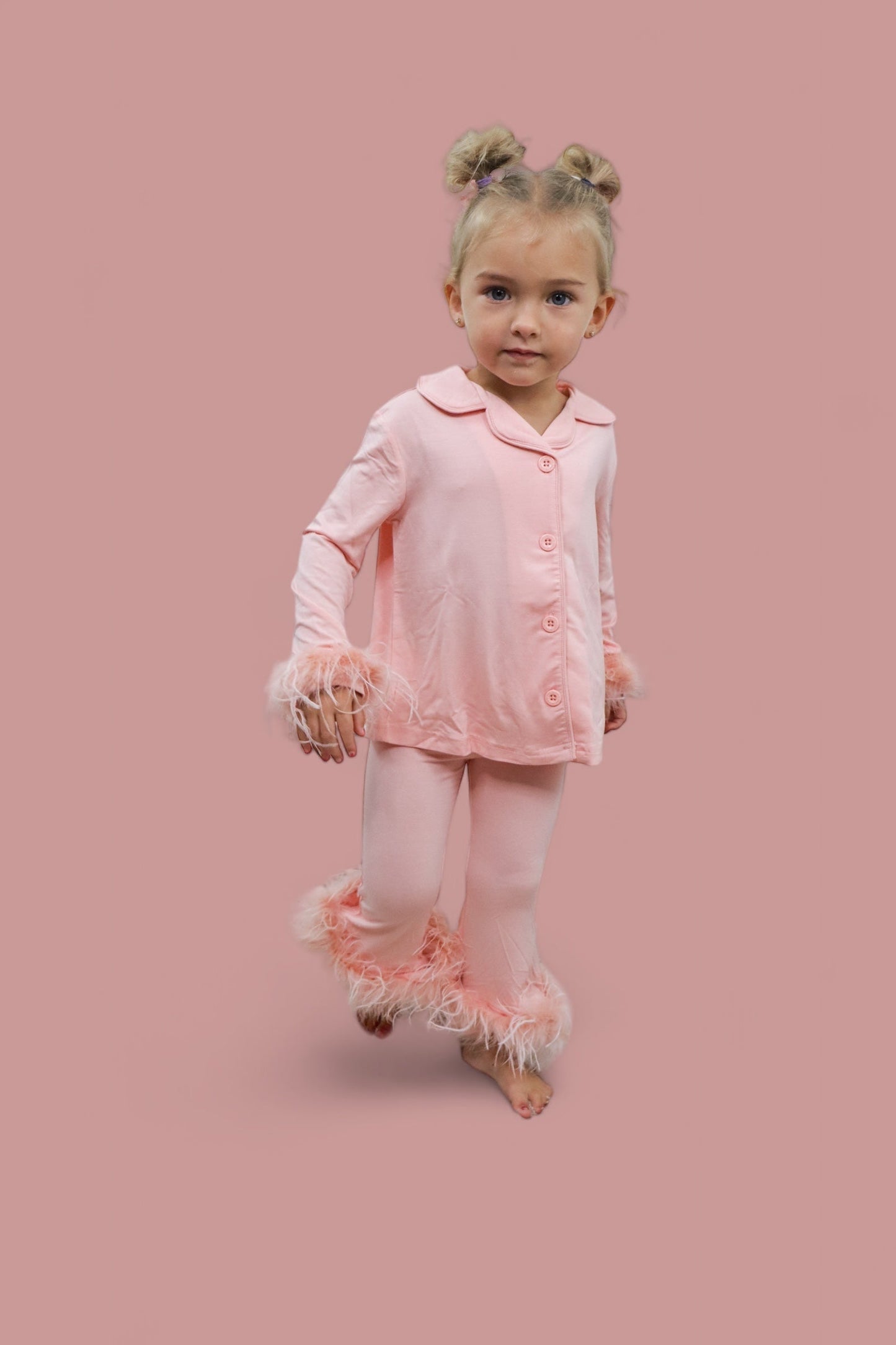CORAL GIRL’S FLARE FEATHERED DREAM SET
