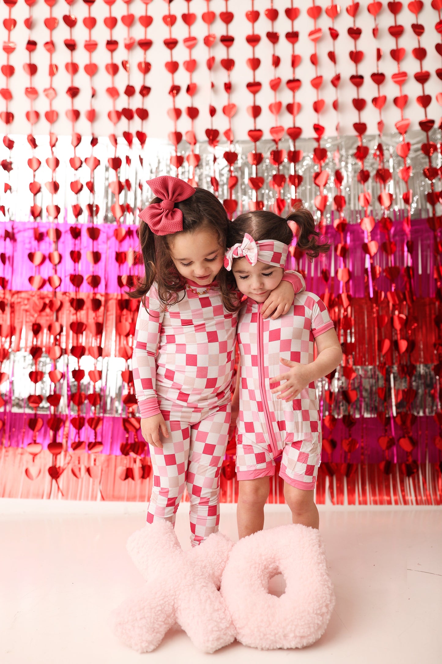 DREAMY PINK CHECKERS DREAM SHORTIE