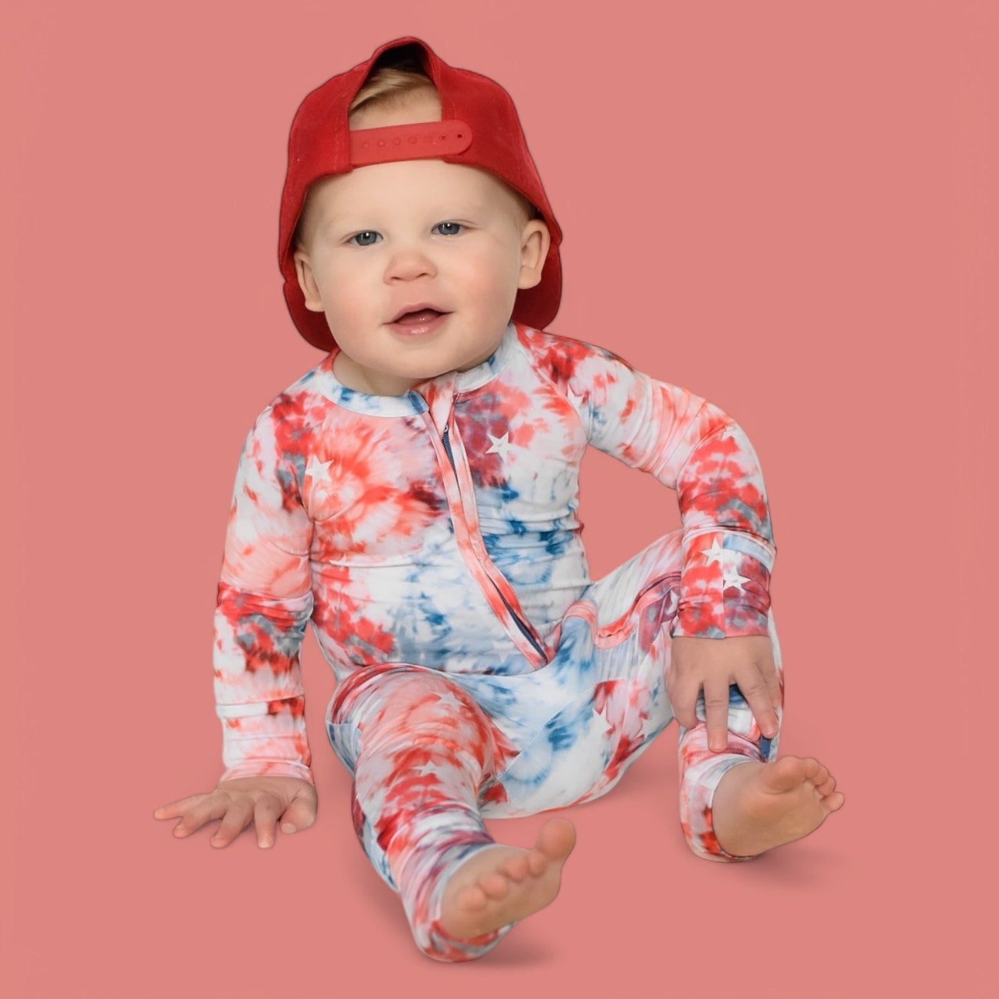 STARRY TIE DYE DREAM ROMPER