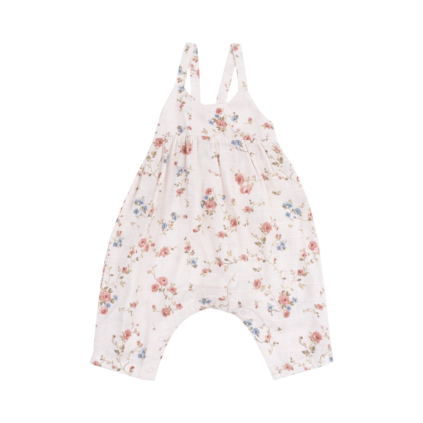 Tie Back Romper - Climbing Roses