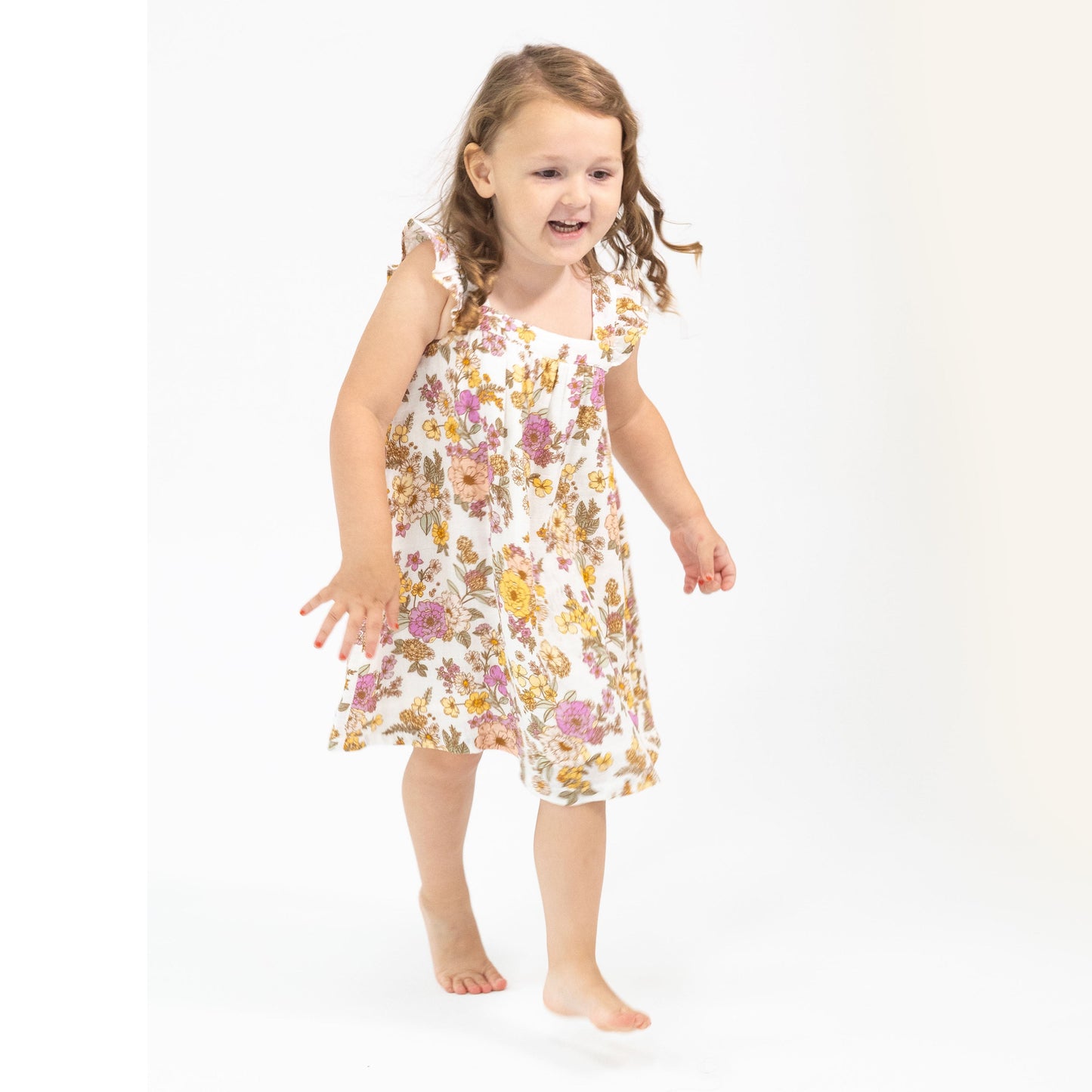 Sundress & Diaper Cover - Anna May Floral