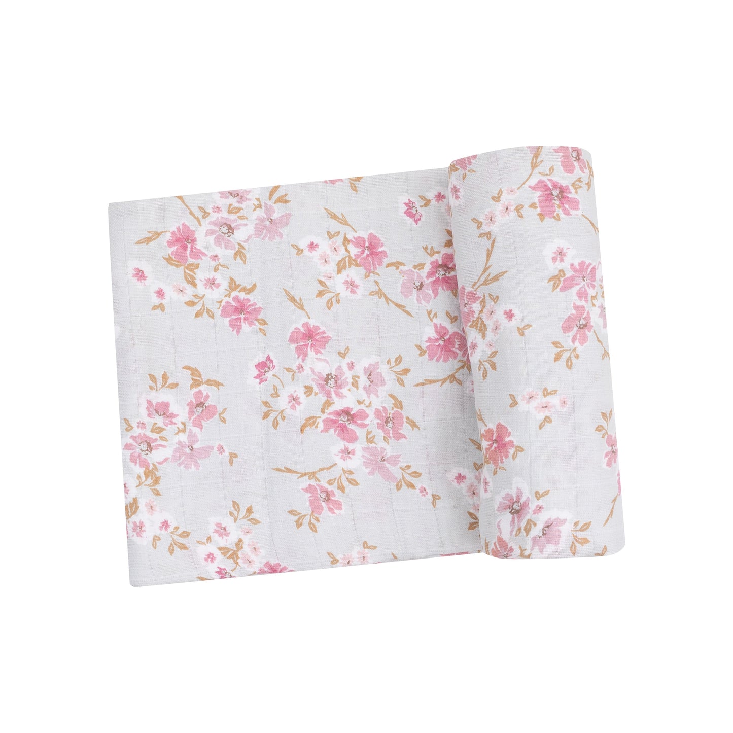 Swaddle Blanket - Pink Phlox Floral