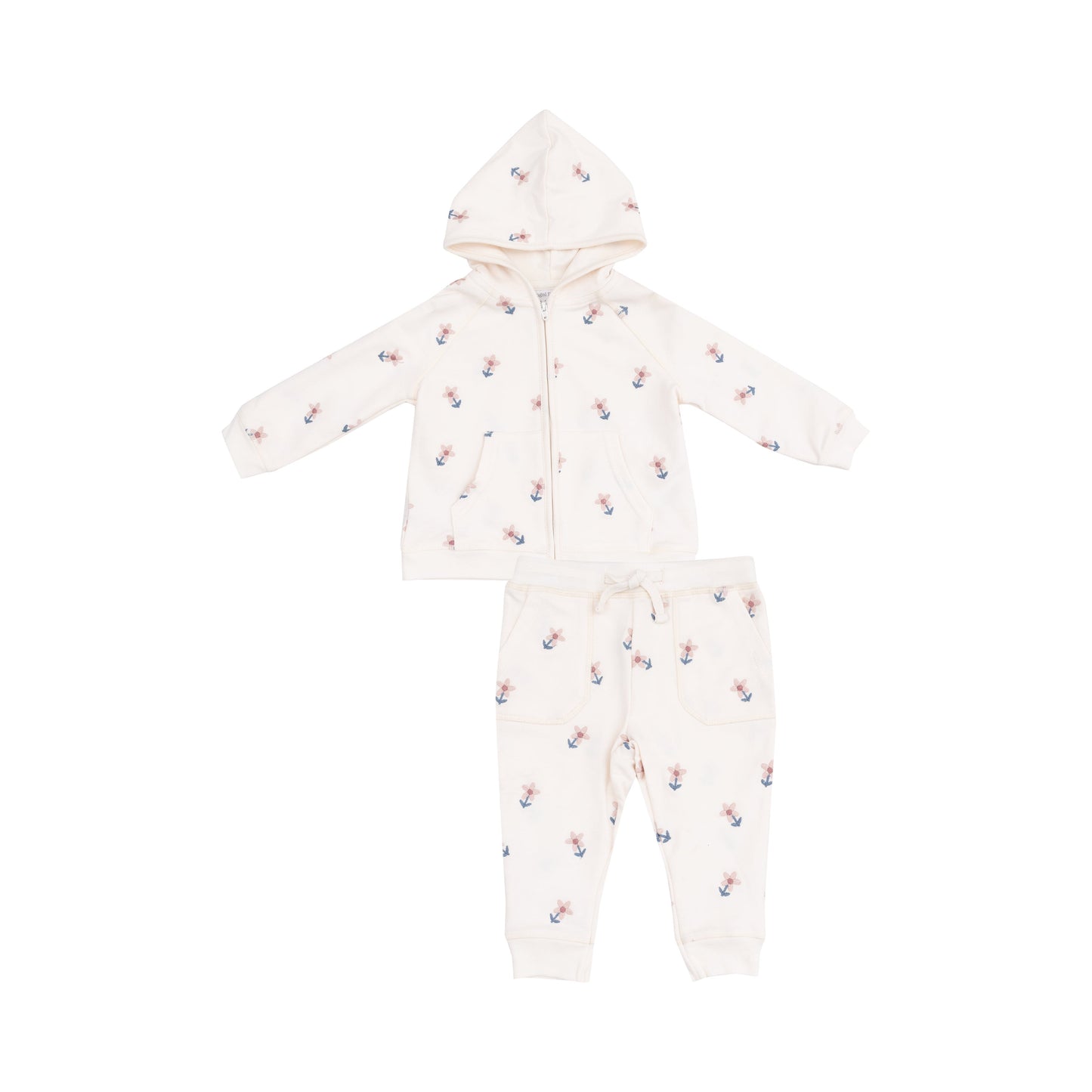 French Terry Hoodie and Jogger - Danish Daisy