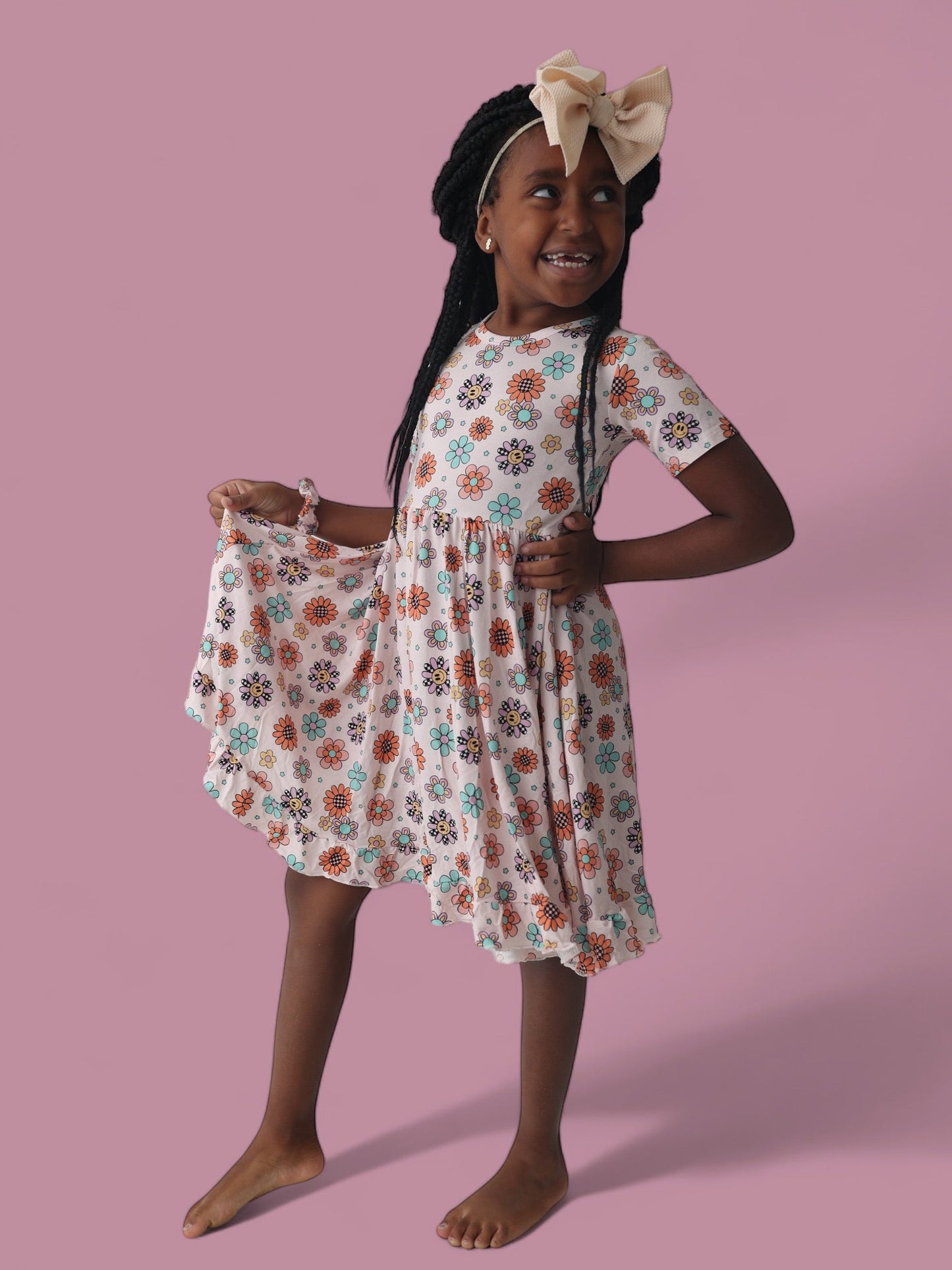 EXCLUSIVE CHRISTIAN'S DAISY DREAMS DREAM RUFFLE DRESS