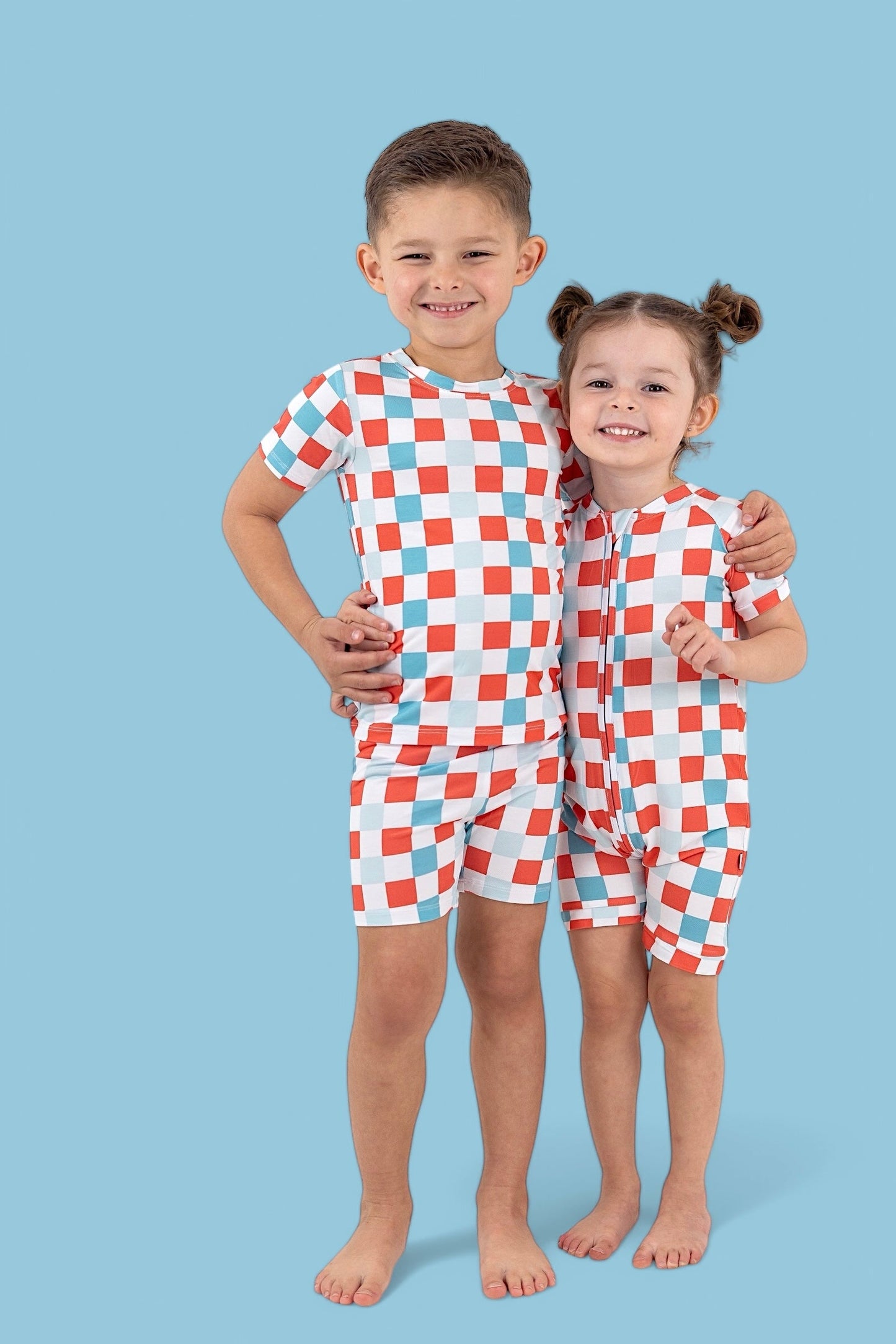 USA CHECKERS DREAM SHORT SET