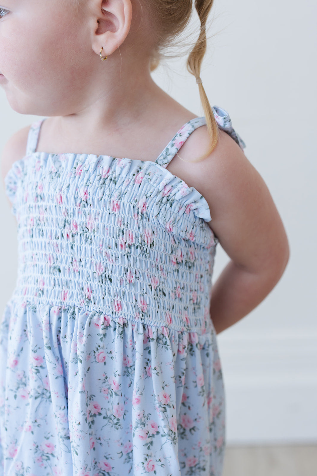 Eloise - Smocked Diaper Dress Set