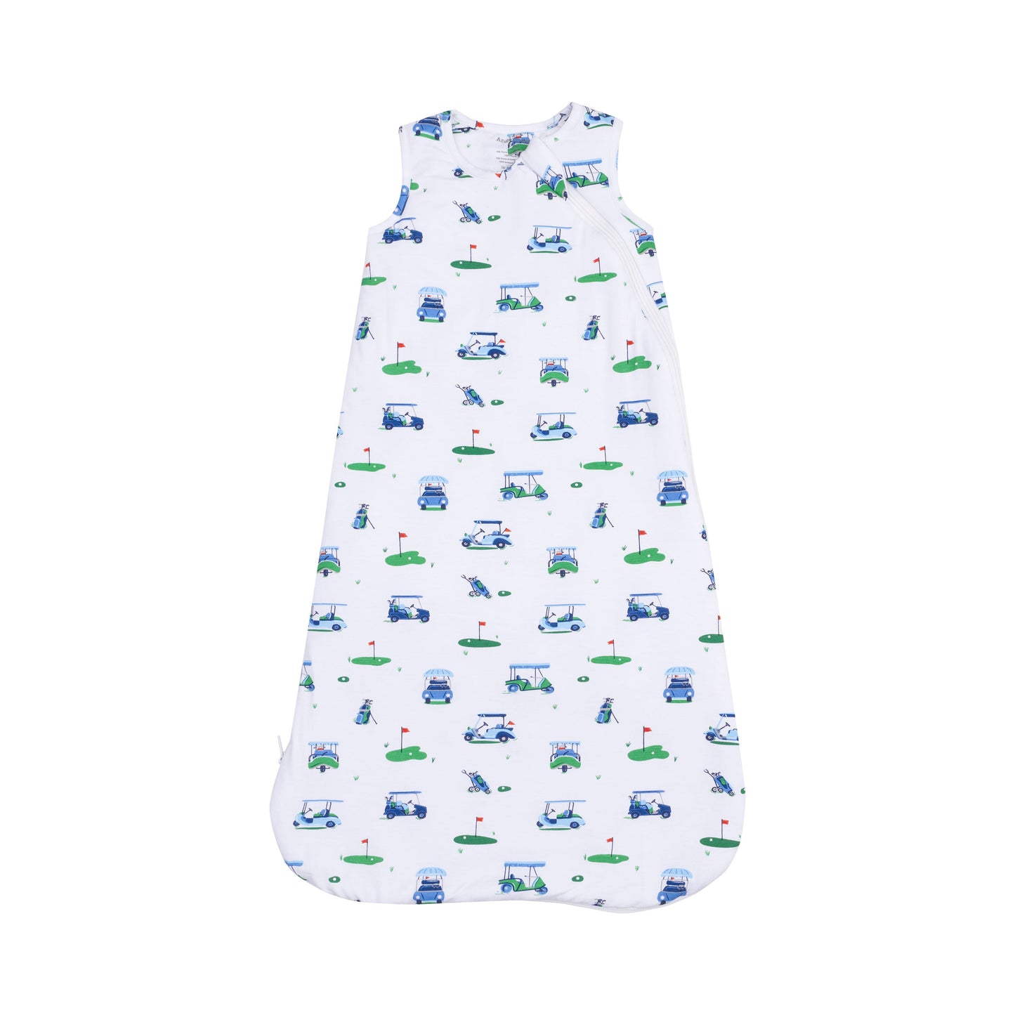 Sleep Bag - Vintage Golf Carts Blue