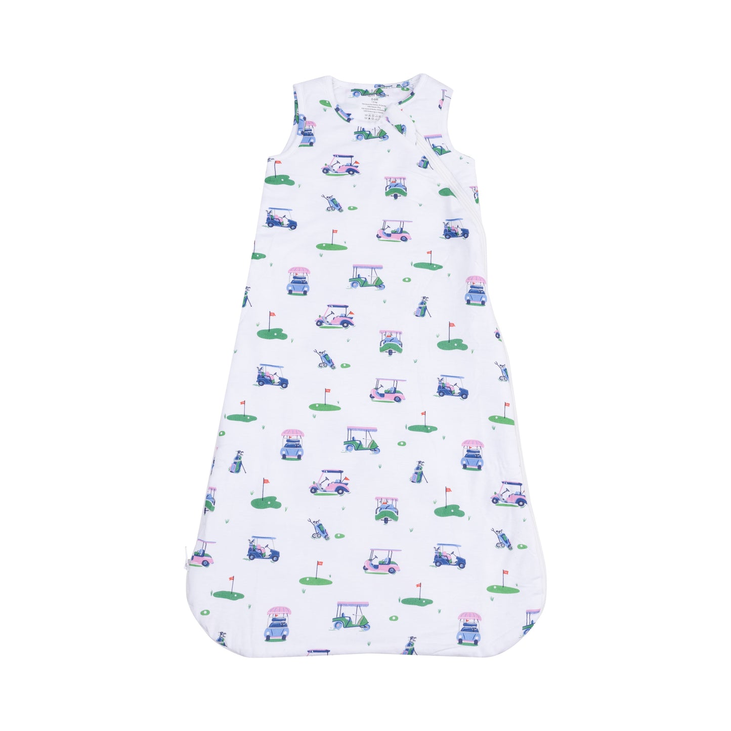 Sleep Bag - Vintage Golf Carts Pink