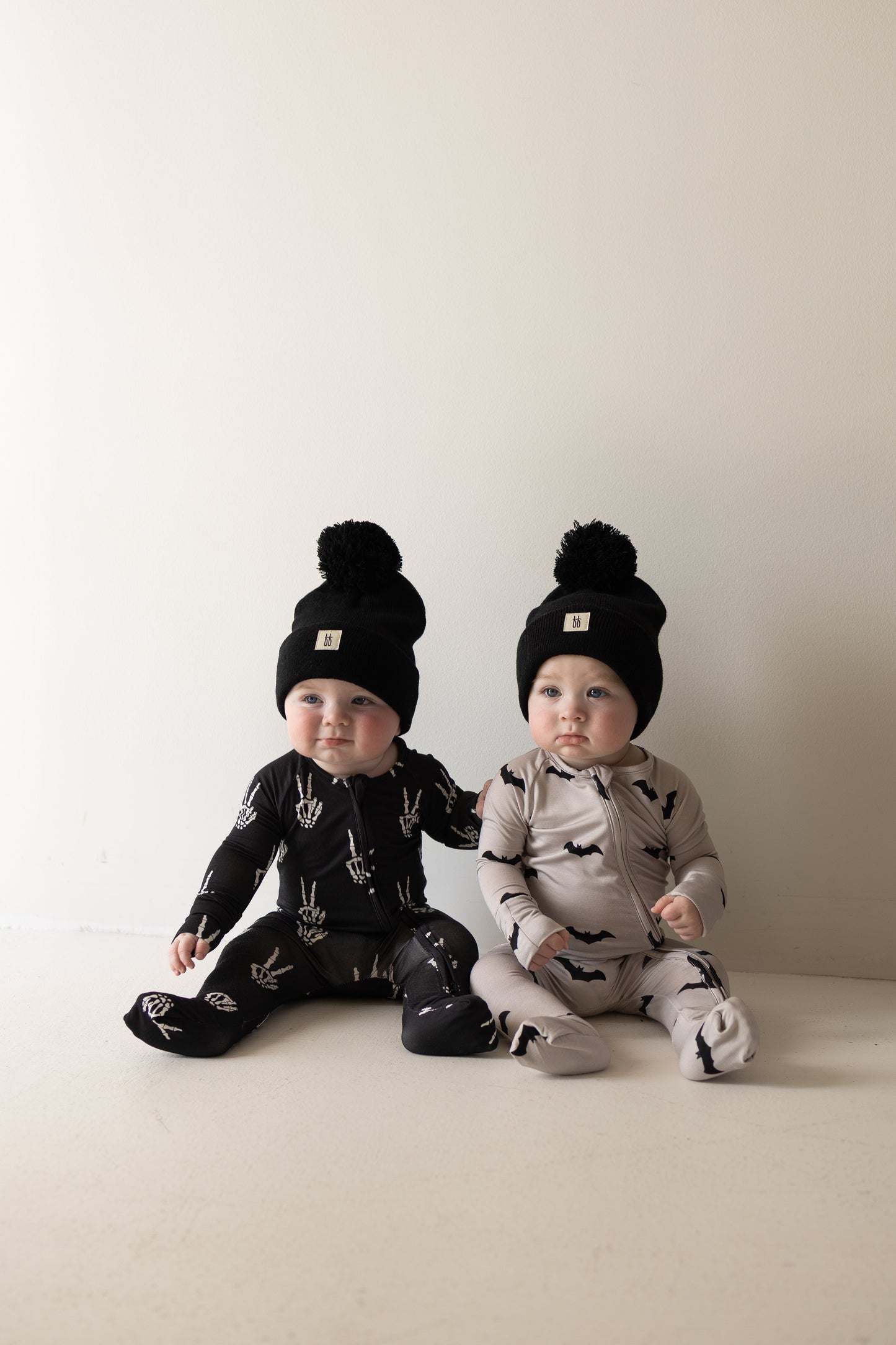 Bamboo Zip Pajamas | Midnight Skelly
