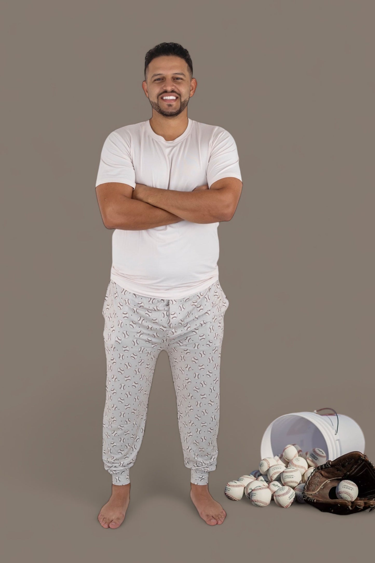 SWING FOR THE STARS SHORT SLEEVE MEN'S DREAM JOGGER SET