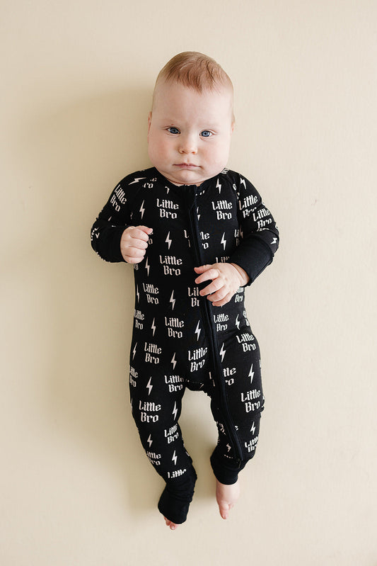 Bamboo Zip Romper | Little Bro