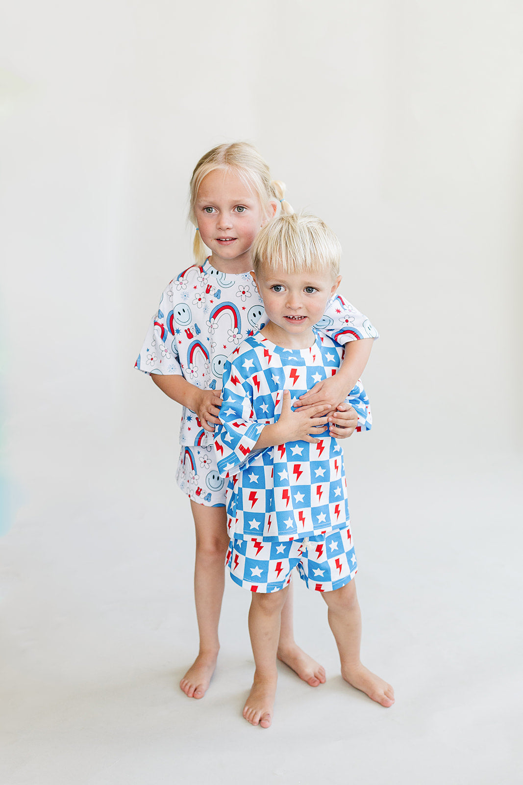 Shorts Set | Checks & Stars