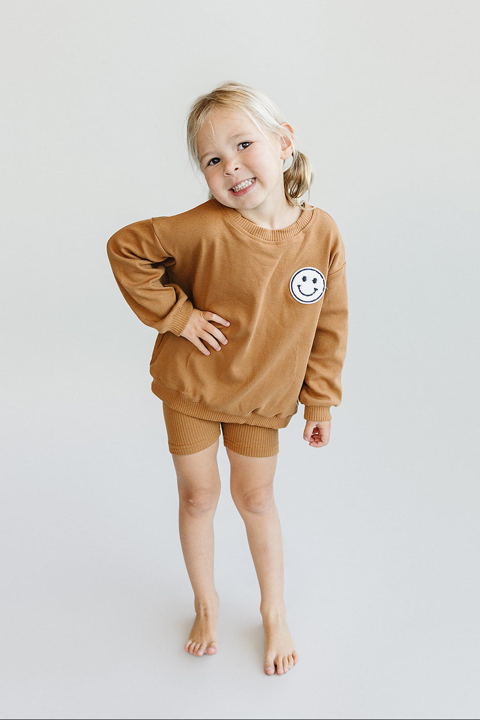 Biker Shorts Set | Brown
