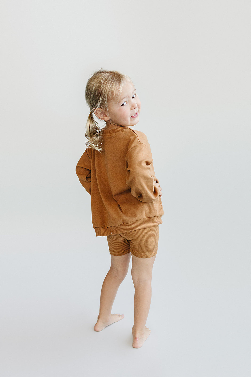 Biker Shorts Set | Brown