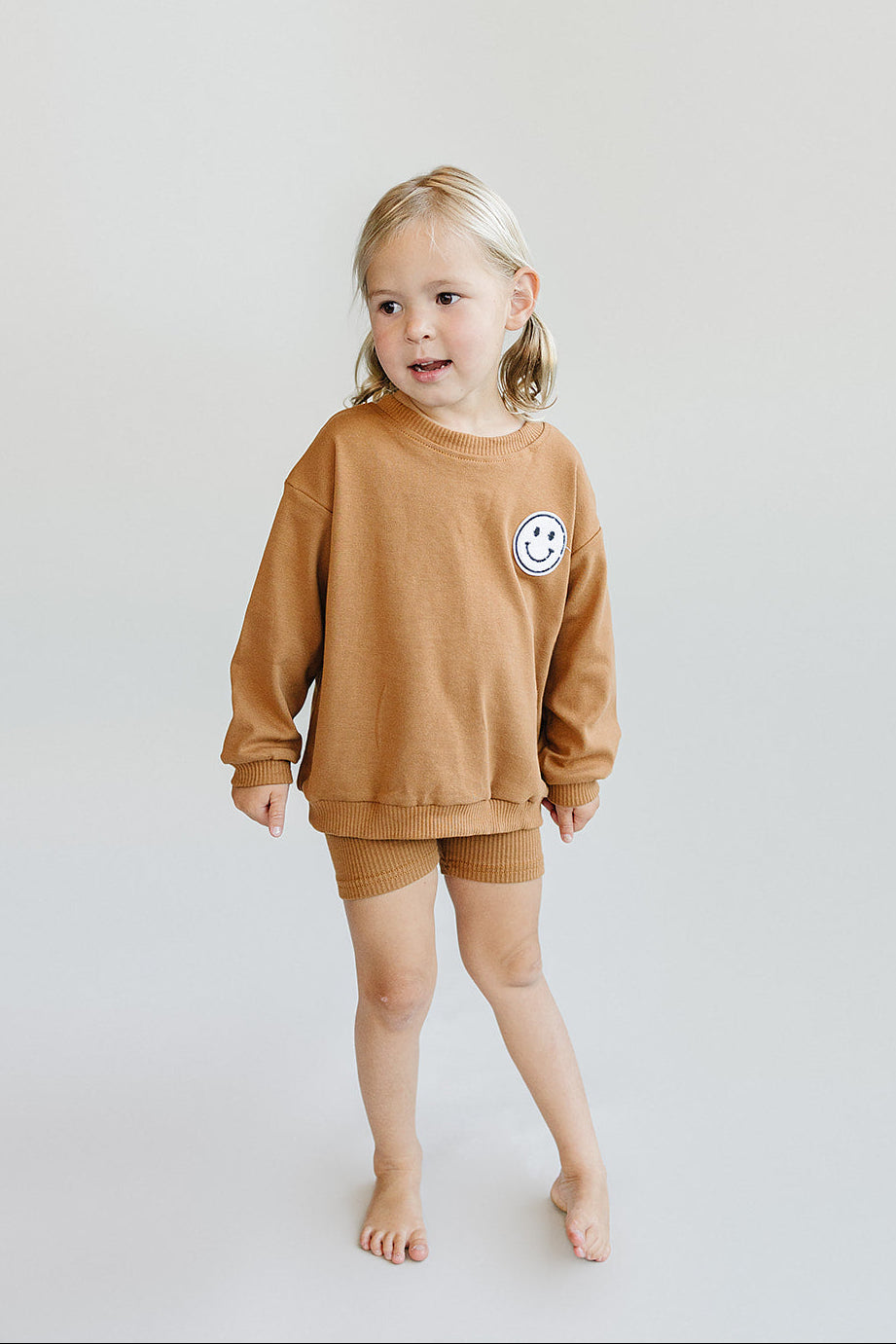 Biker Shorts Set | Brown