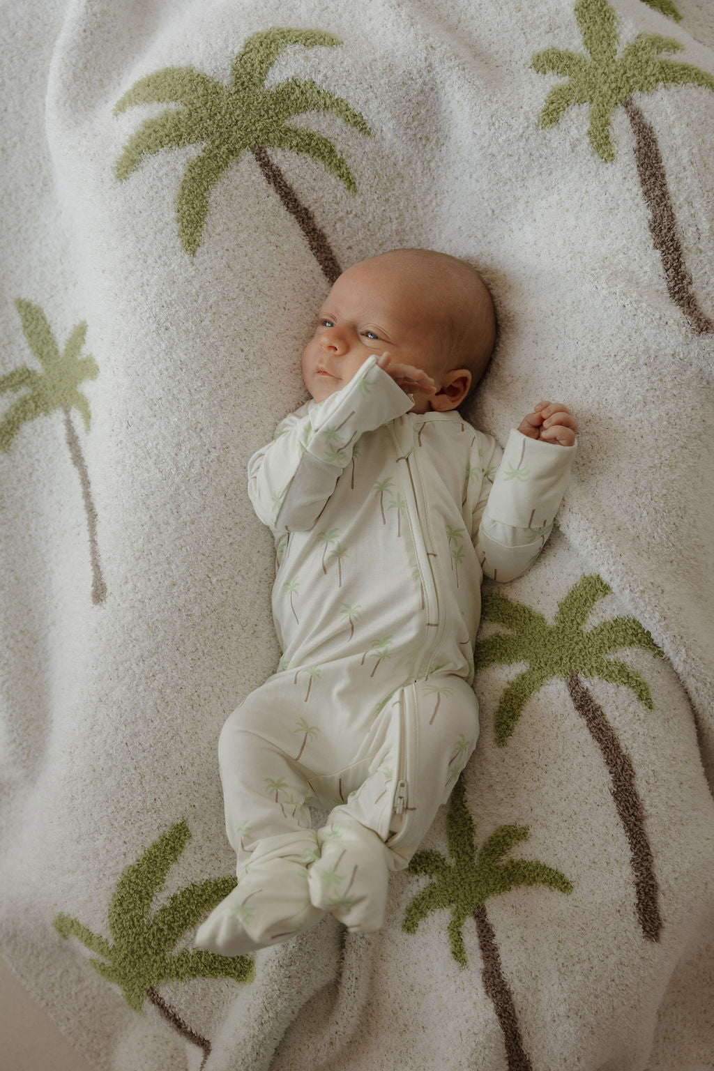 Bamboo Zip Pajamas | Palm
