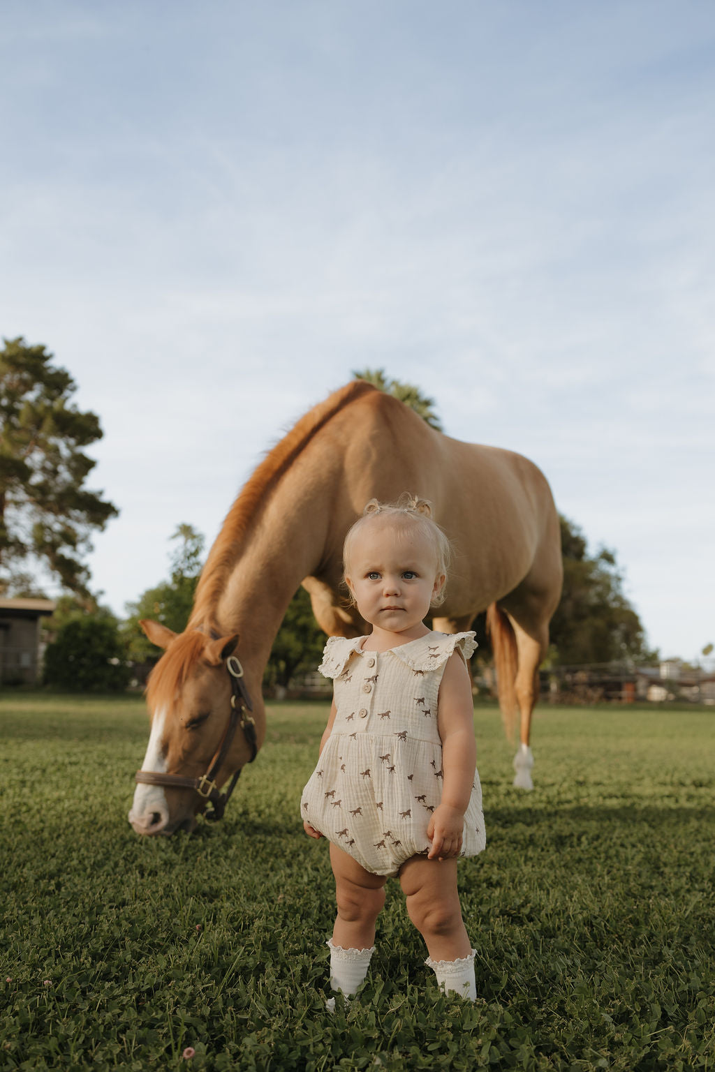 Muslin Romper | Wild Horses