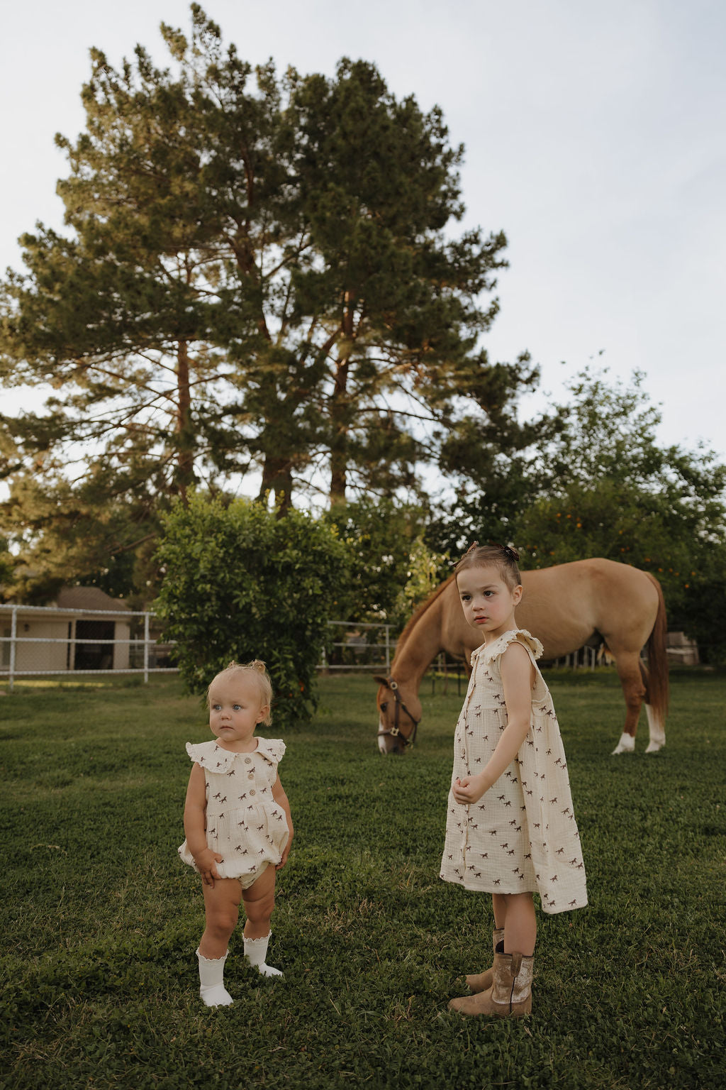 Child Muslin Dress | Wild Horses