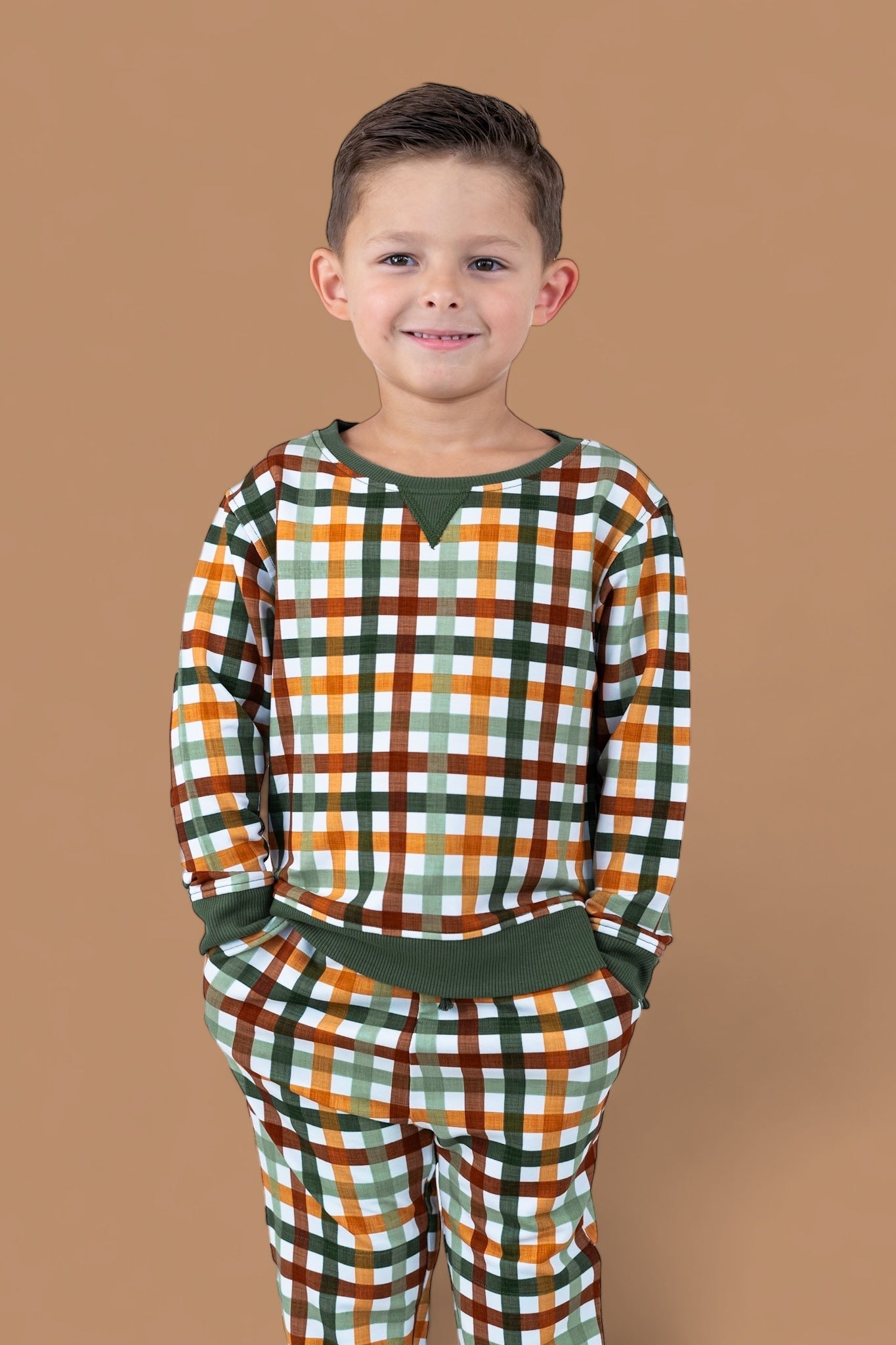 AUTUMN PLAID DREAM PULLOVER