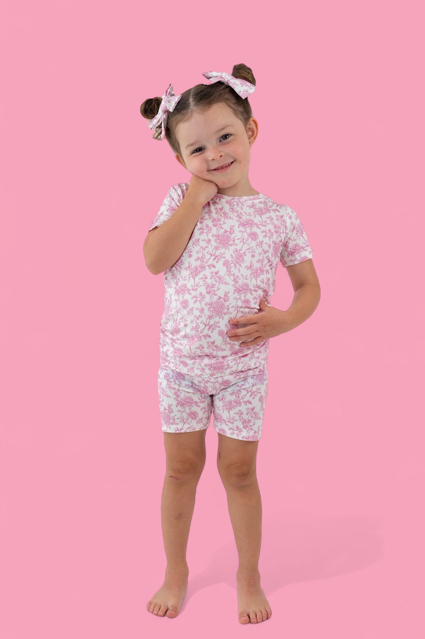 ROSEWOOD TOILE DREAM SHORT SET