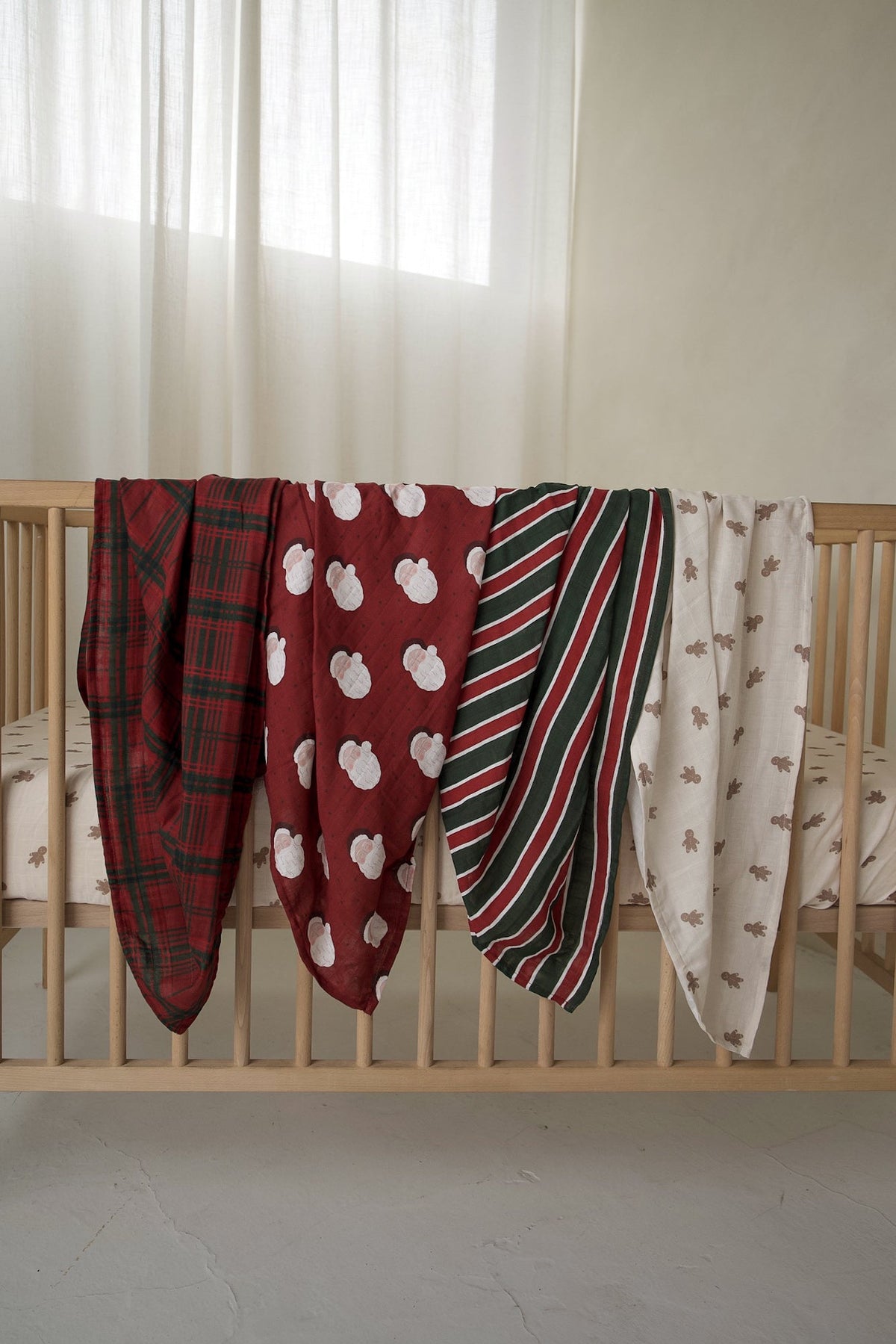 Muslin Swaddle | Christmas Plaid