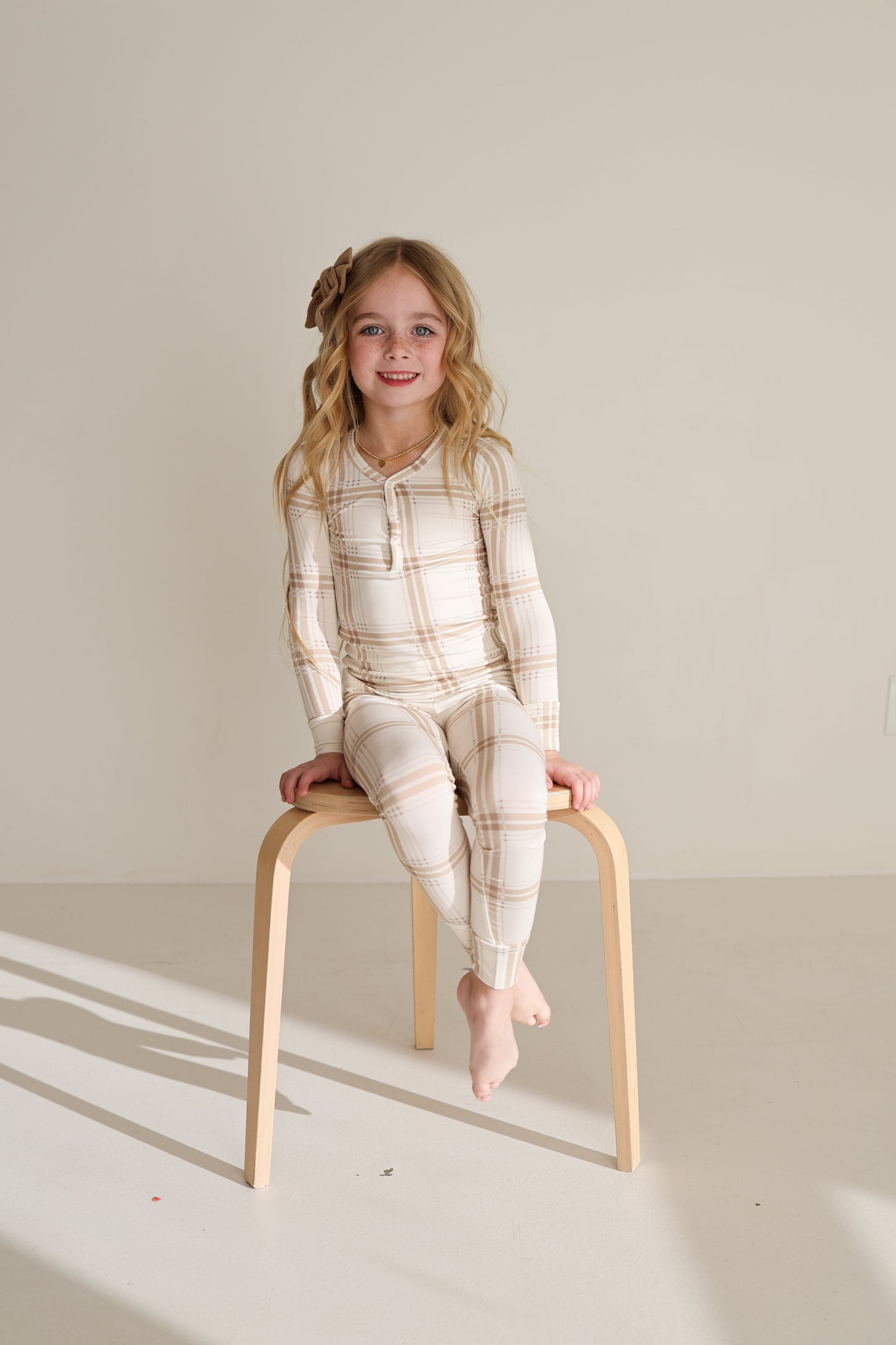 Bamboo Two Piece Pajamas | Ellis Plaid